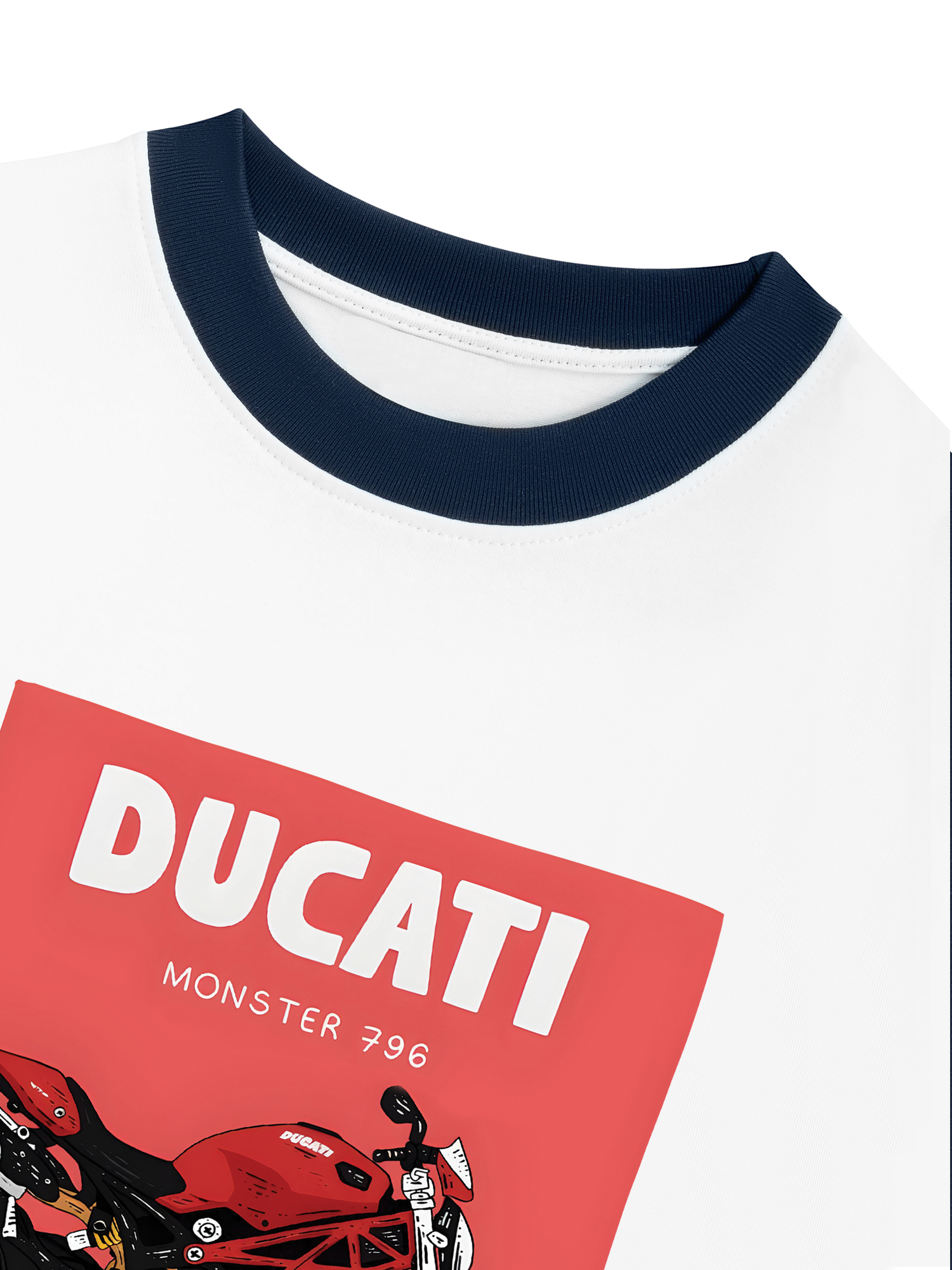 Áo Thun Ringer Relaxed Fit Ducati Monster 796