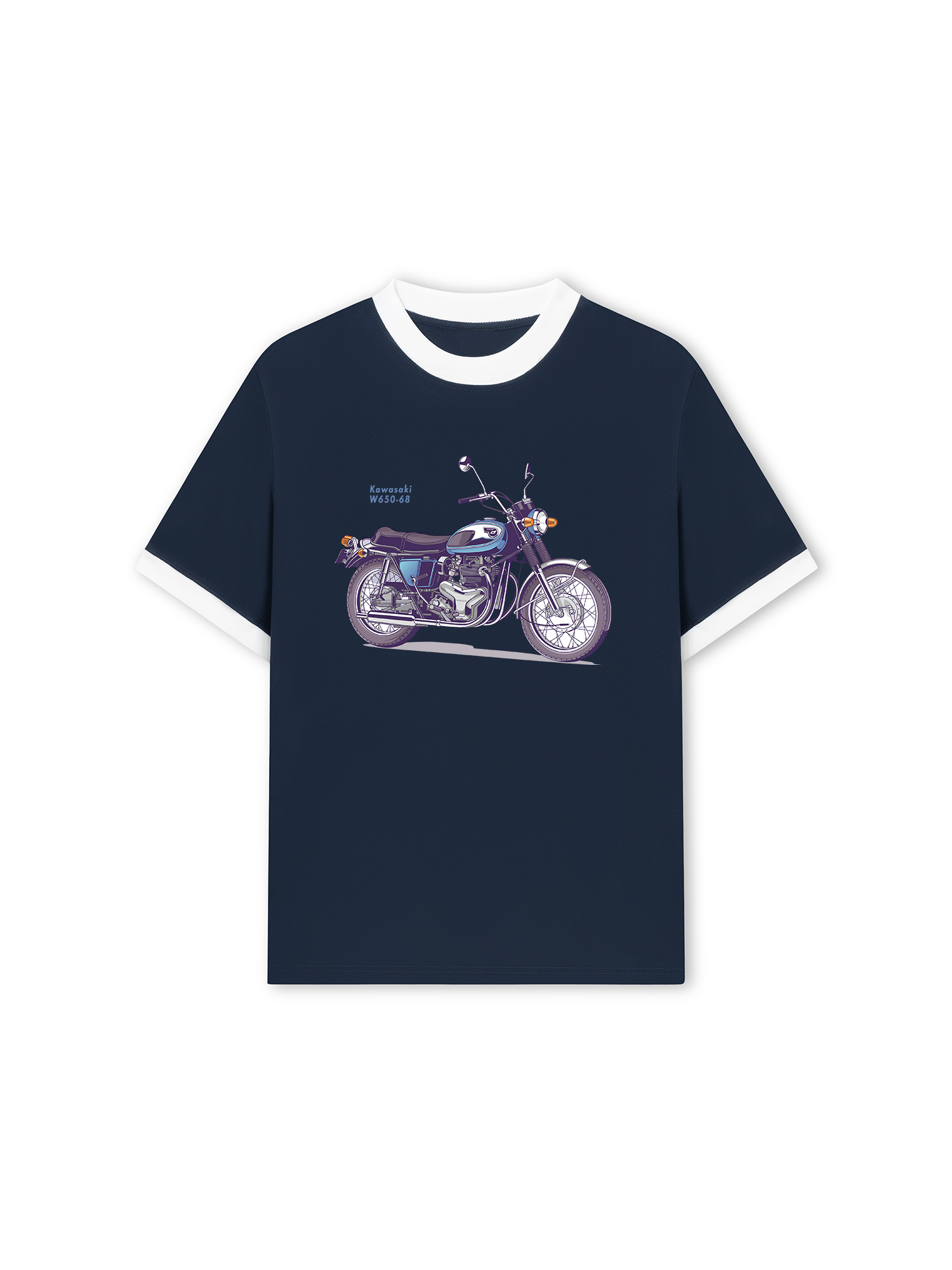 Áo Thun Ringer Relaxed Fit Kawasaki W650-68