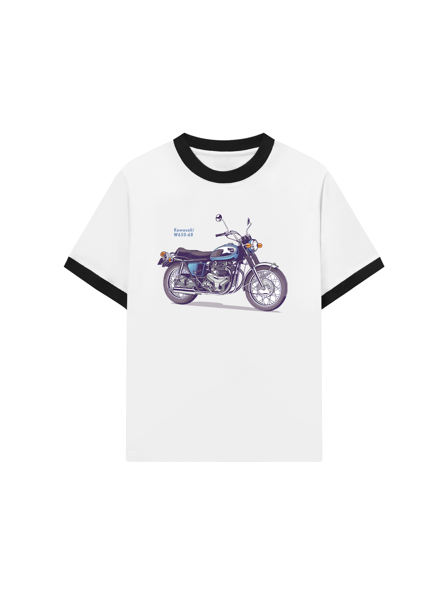 Áo Thun Ringer Relaxed Fit Kawasaki W650-68