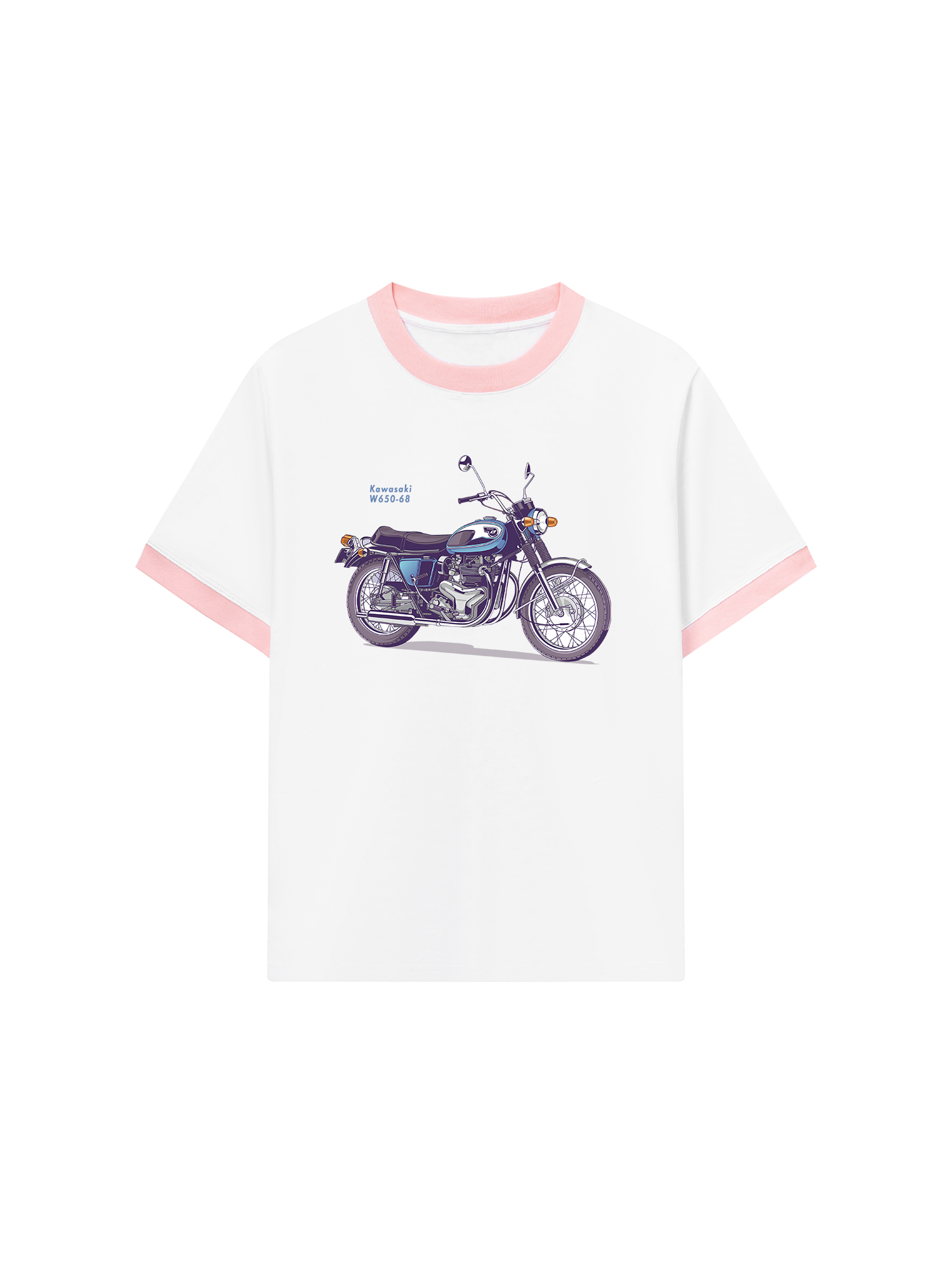 Áo Thun Ringer Relaxed Fit Kawasaki W650-68