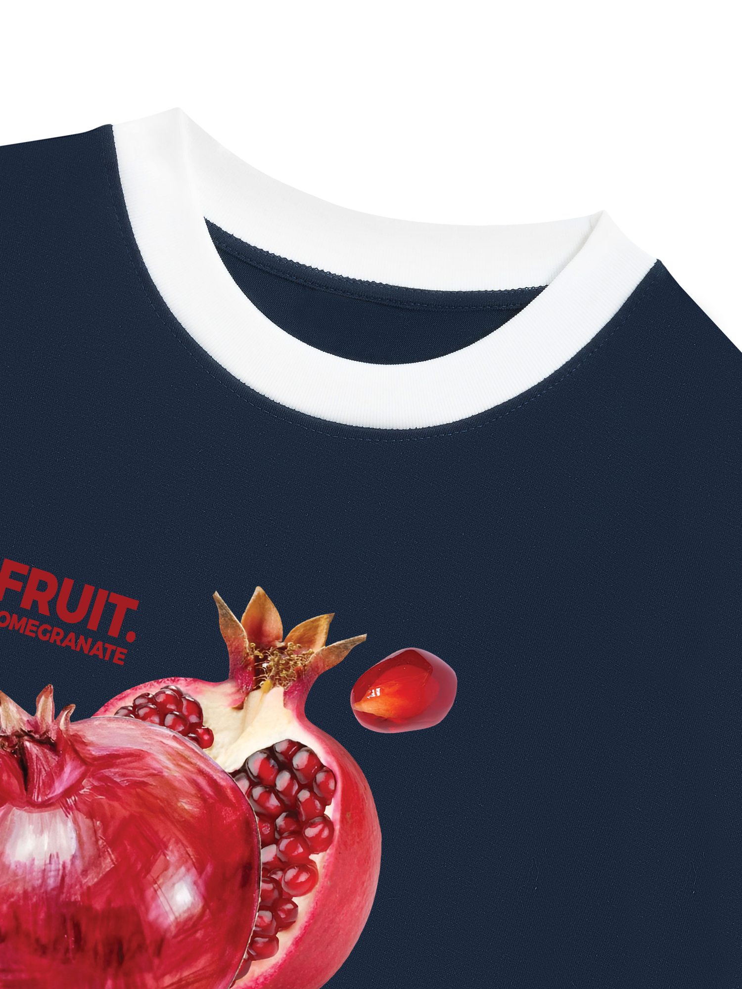 Áo Thun Ringer Relaxed Fit Tropical Pomegranate