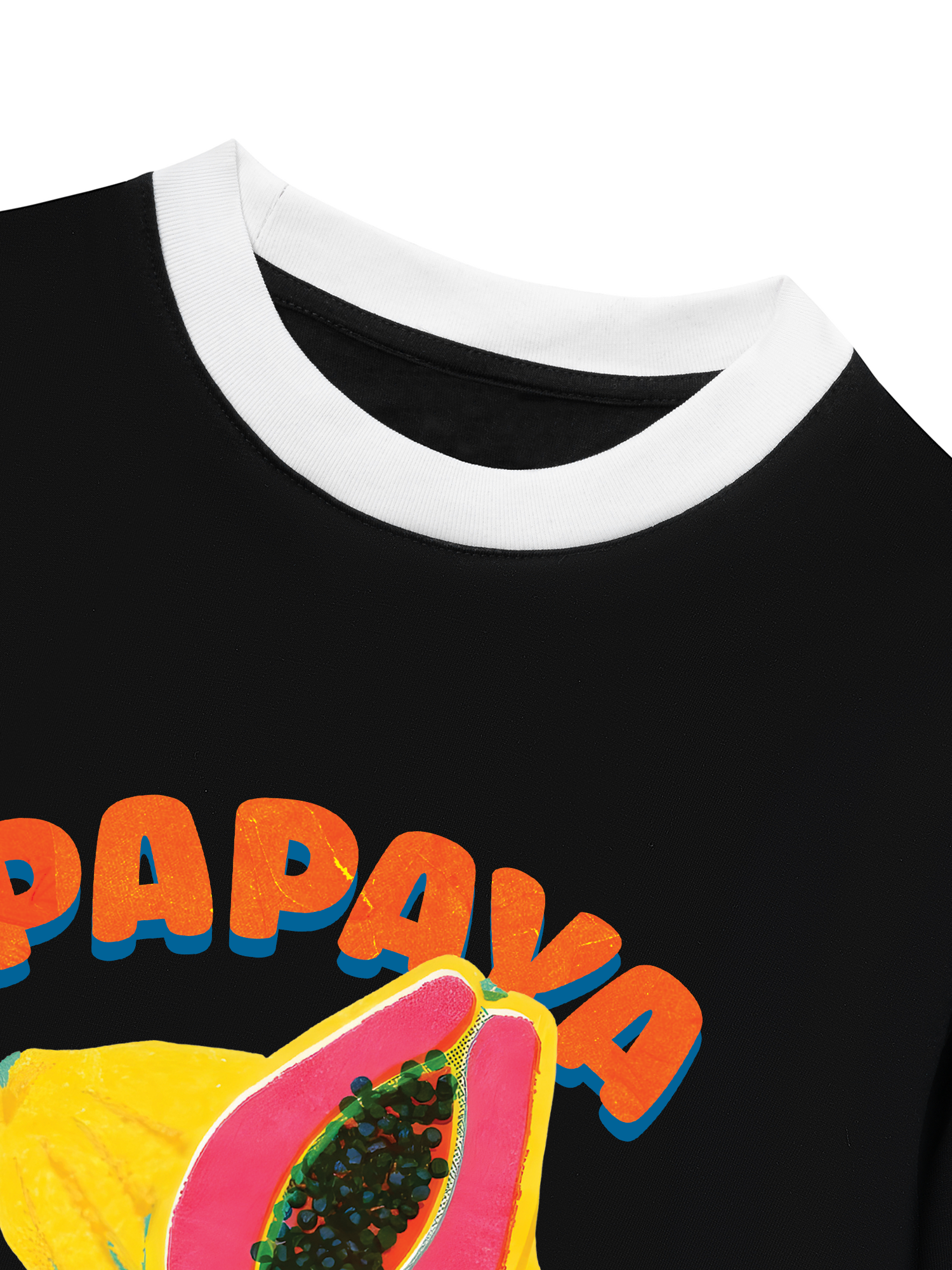 Áo Thun Ringer Relaxed Fit Tropical Papaya