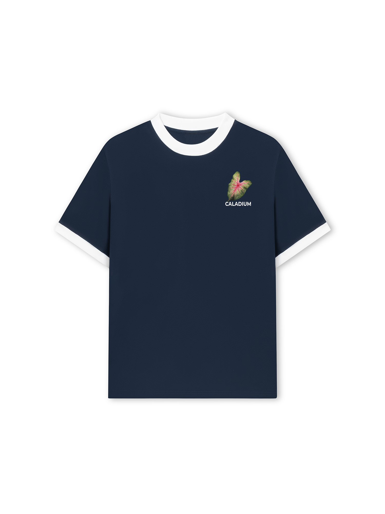 Áo Thun Ringer Relaxed Fit Tropical Leaf