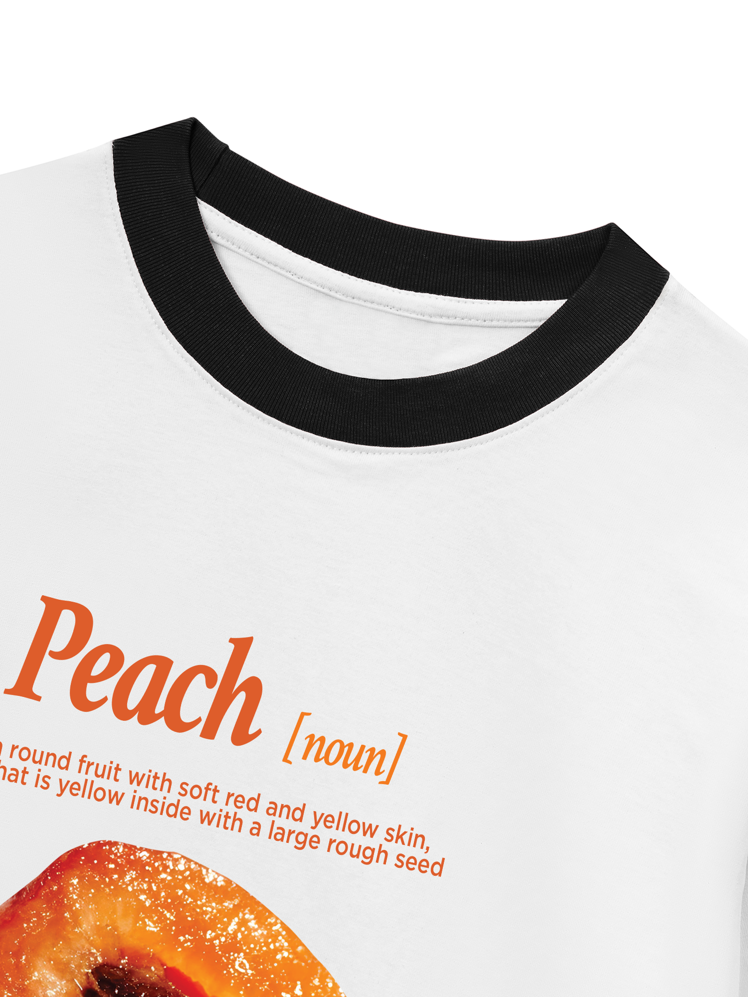 Áo Thun Ringer Relaxed Fit Tropical Peach