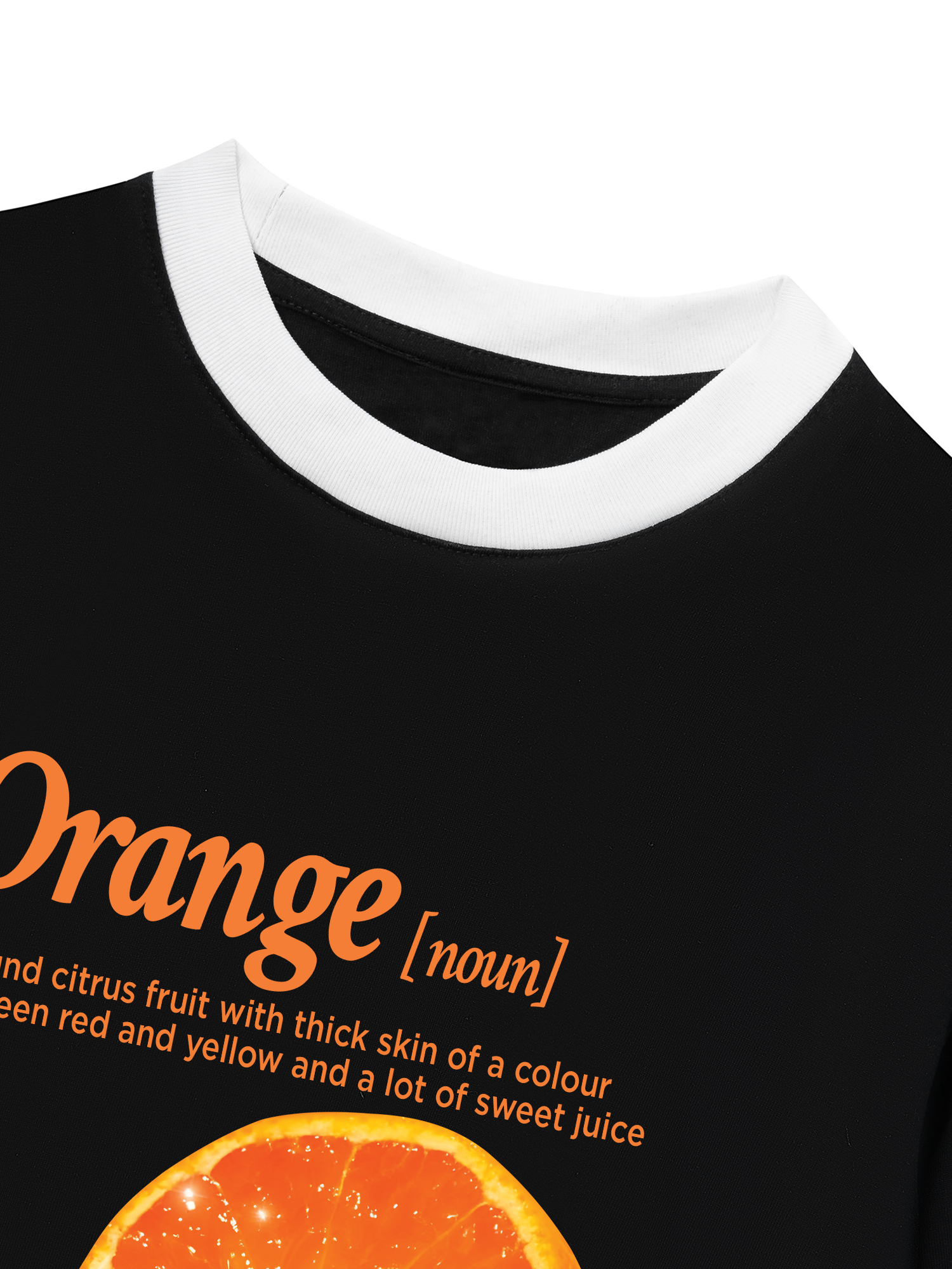 Áo Thun Ringer Relaxed Fit Tropical Orange