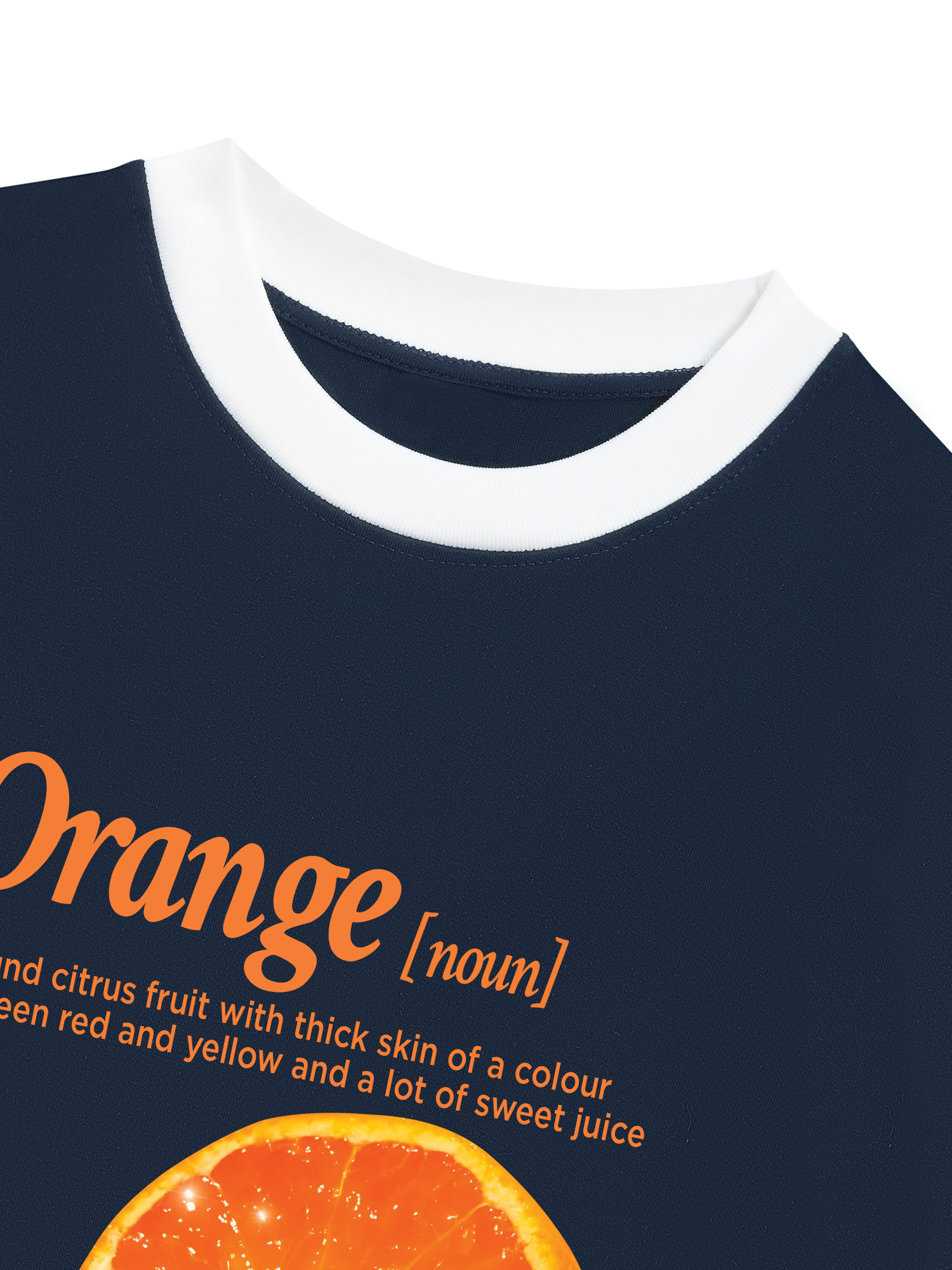 Áo Thun Ringer Relaxed Fit Tropical Orange