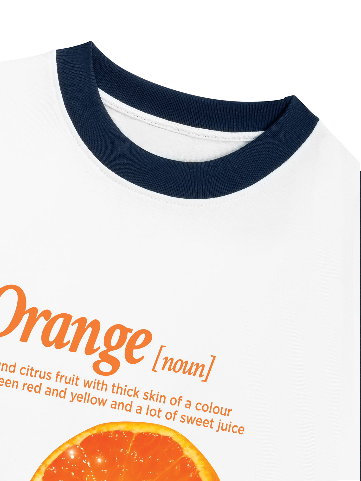 Áo Thun Ringer Relaxed Fit Tropical Orange