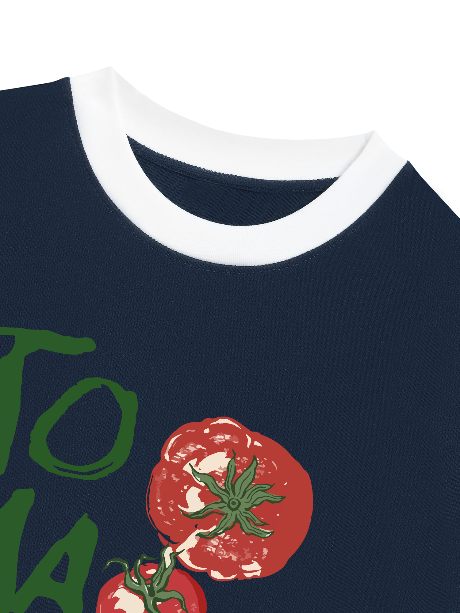 Áo Thun Ringer Relaxed Fit Tropical Tomato