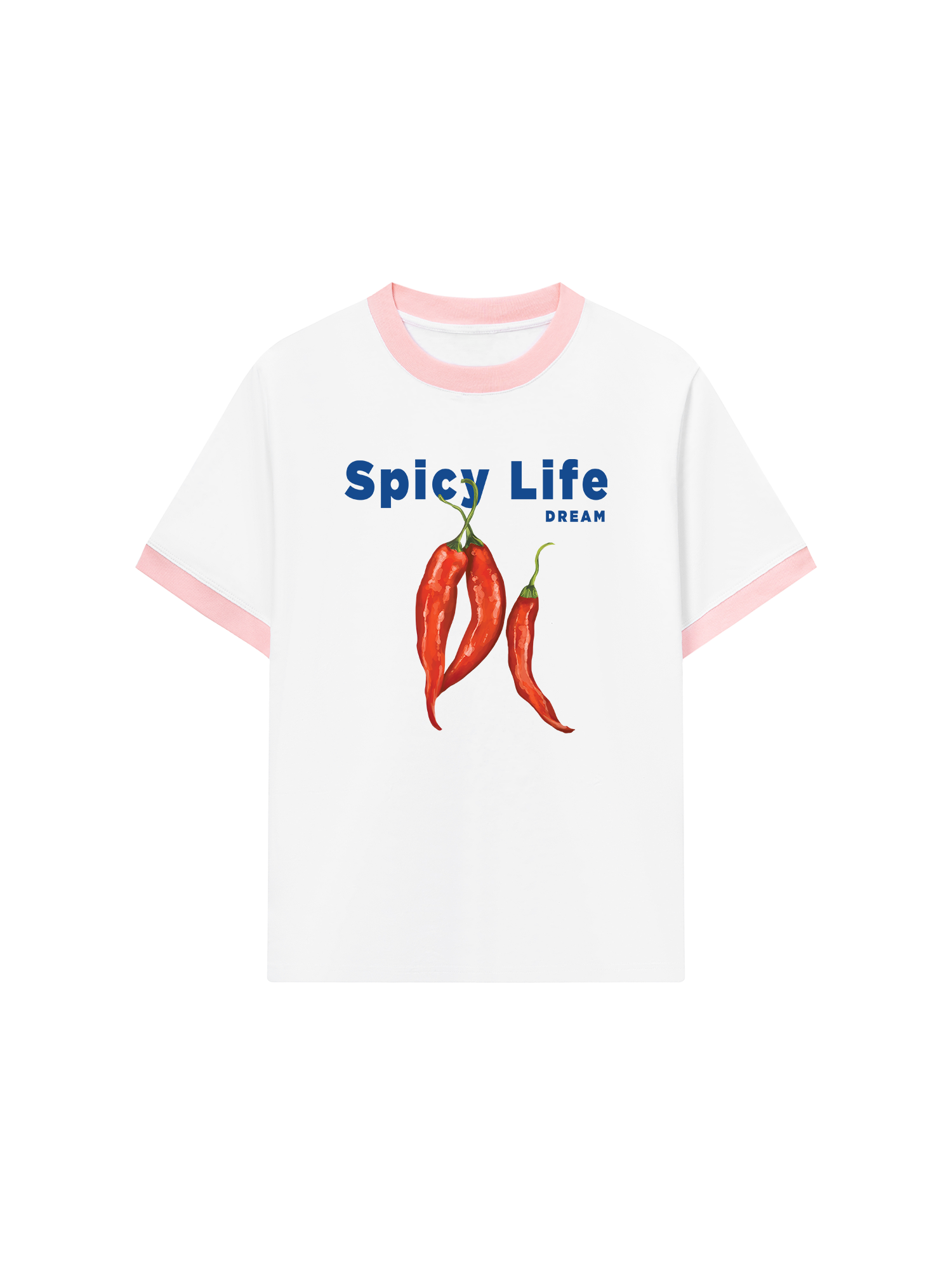 Áo Thun Ringer Relaxed Fit Tropical Spicy Life