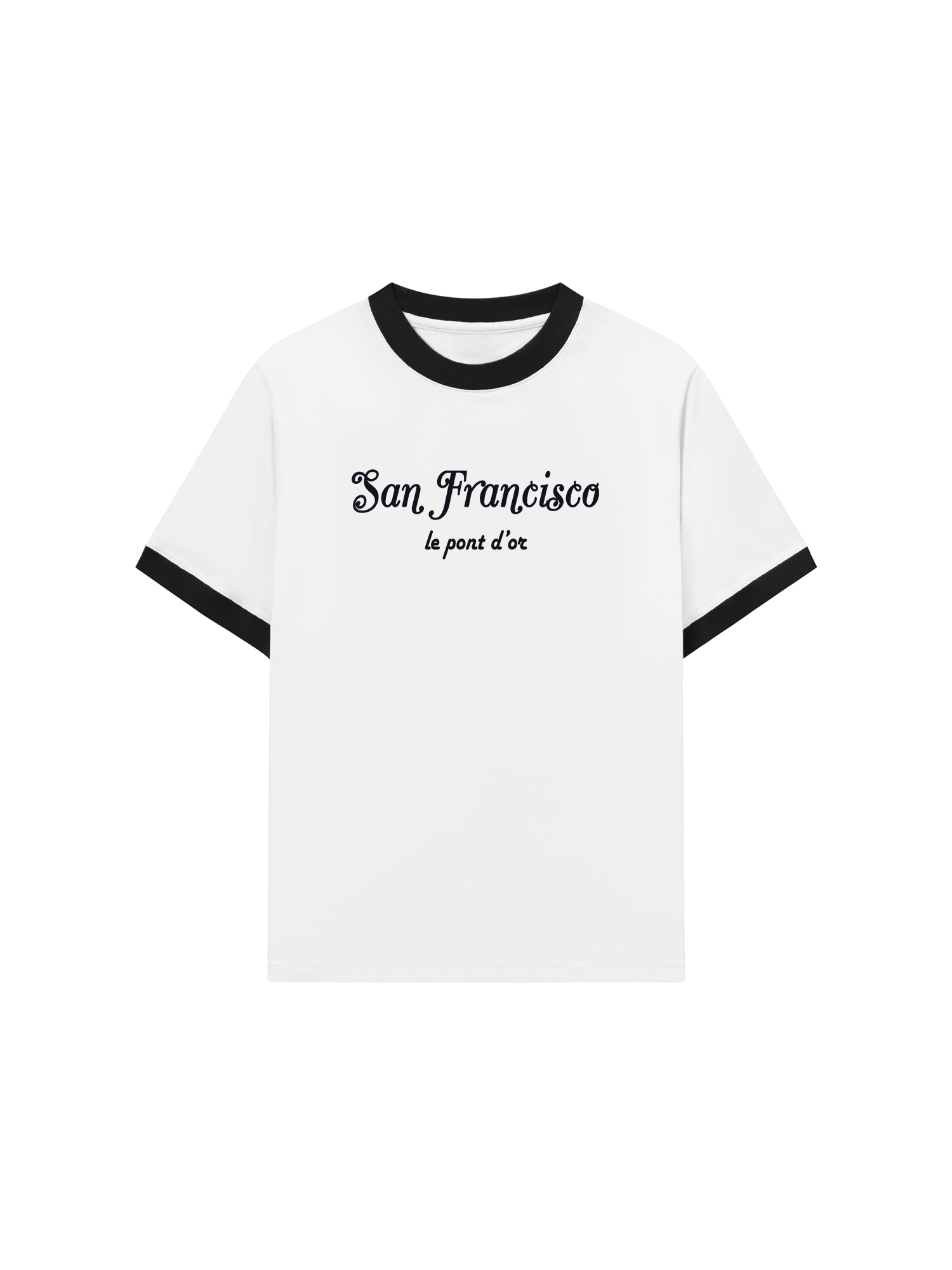 Áo Thun Ringer Relaxed Fit City San Fracisco
