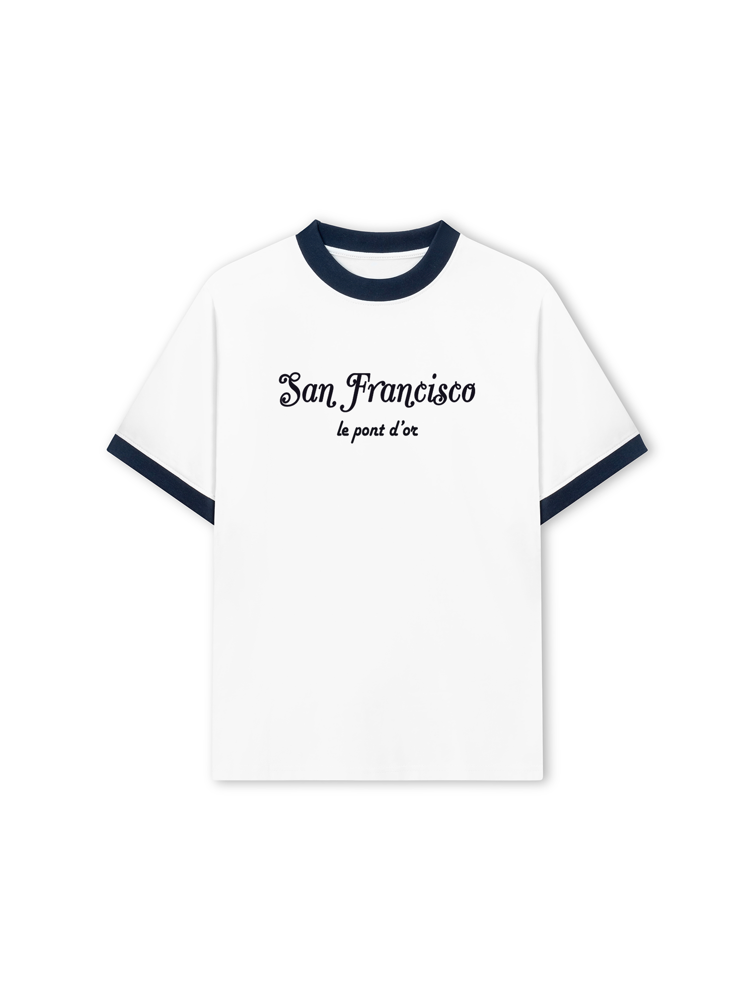 Áo Thun Ringer Relaxed Fit City San Fracisco