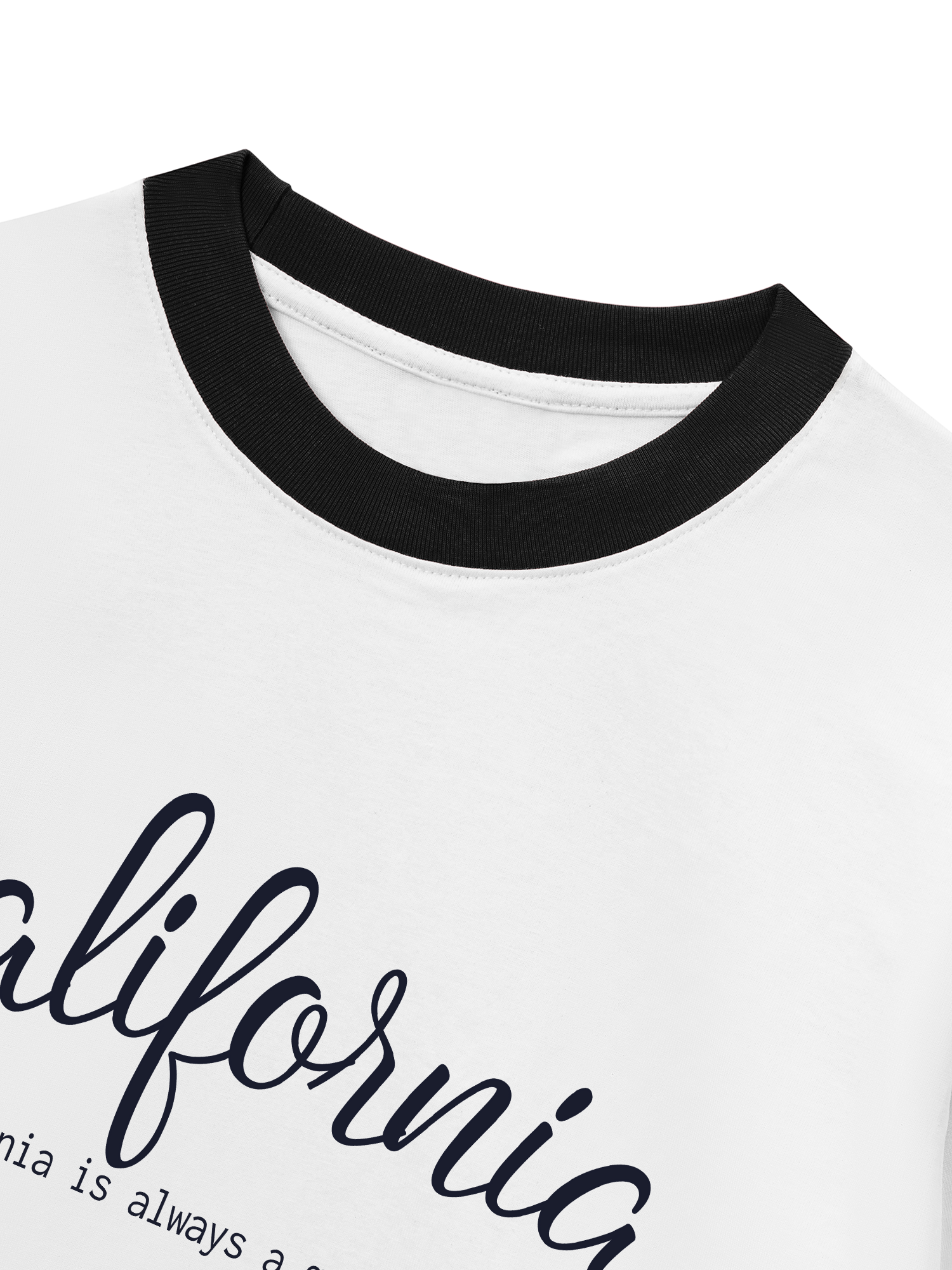 Áo Thun Ringer Relaxed Fit City Calofornia