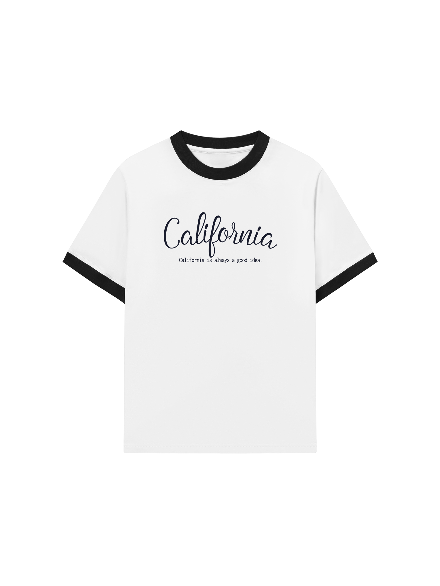 Áo Thun Ringer Relaxed Fit City Calofornia