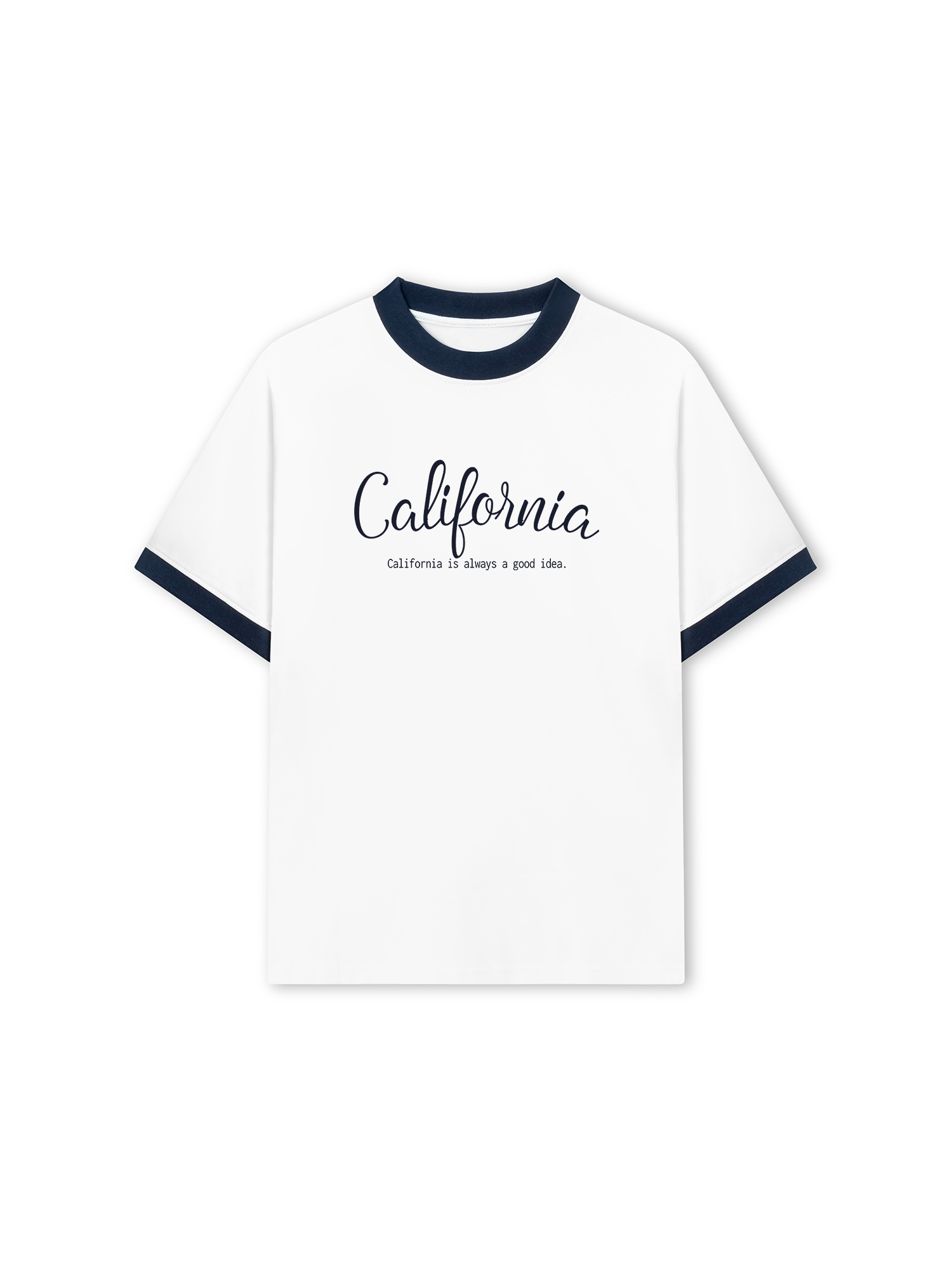 Áo Thun Ringer Relaxed Fit City Calofornia