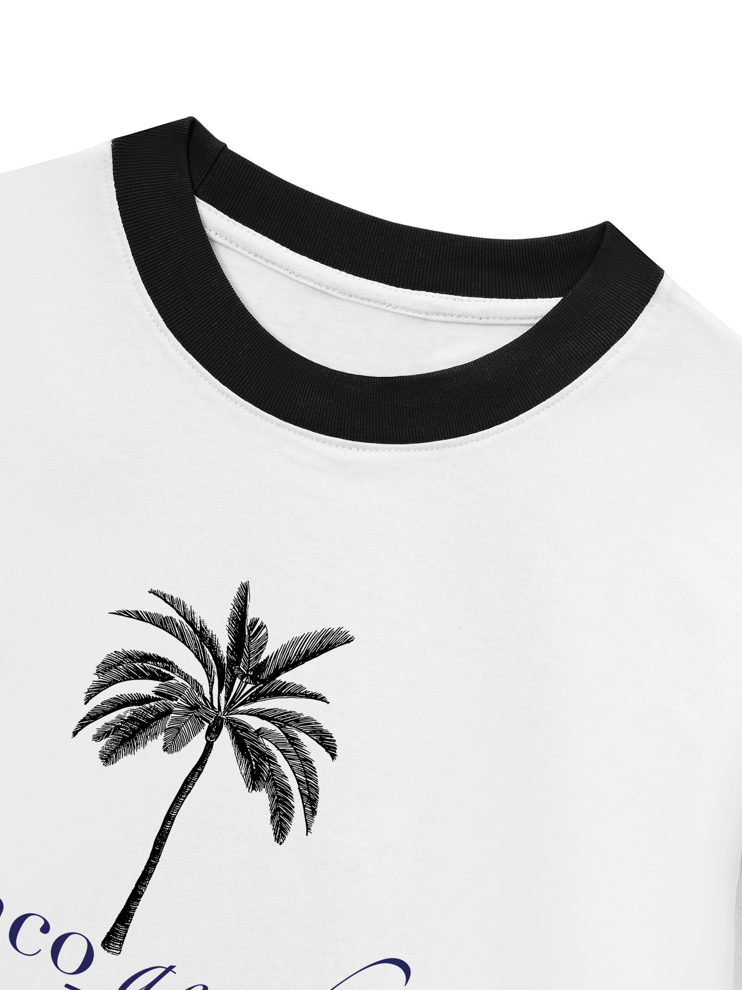 Áo Thun Ringer Relaxed Fit City Le Monaco Aesthetic