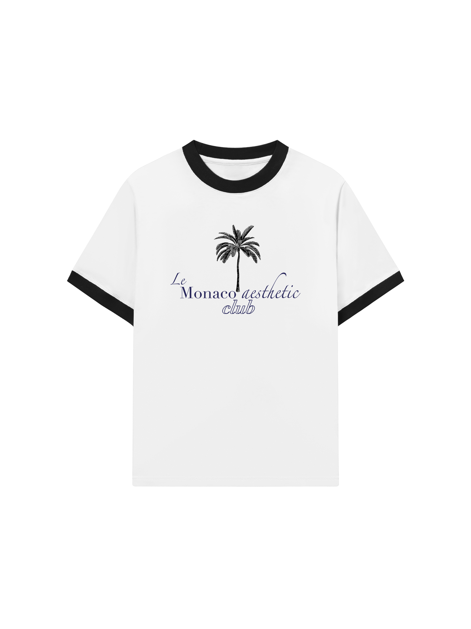 Áo Thun Ringer Relaxed Fit City Le Monaco Aesthetic