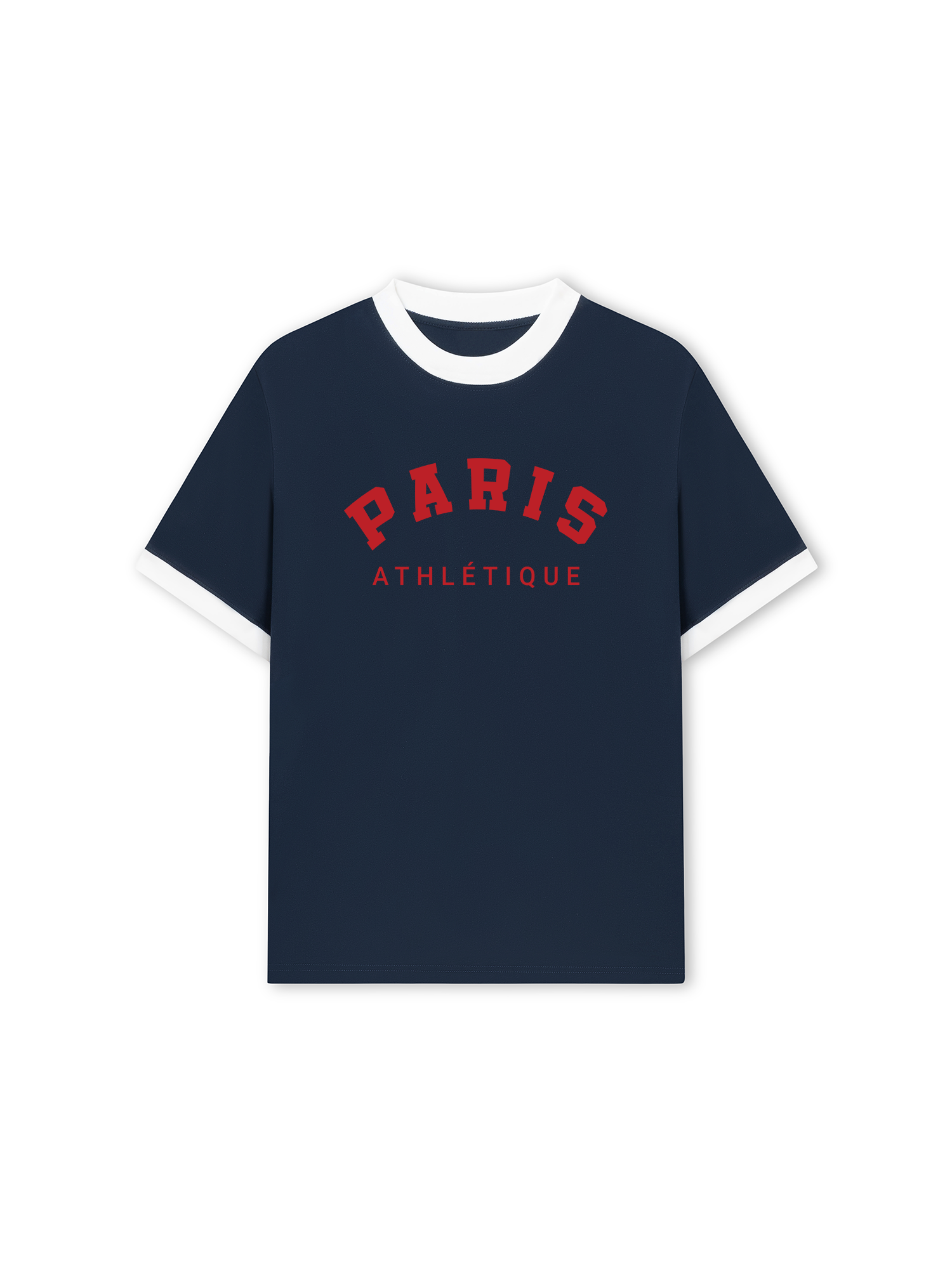 Áo Thun Ringer Relaxed Fit City Paris Athletique