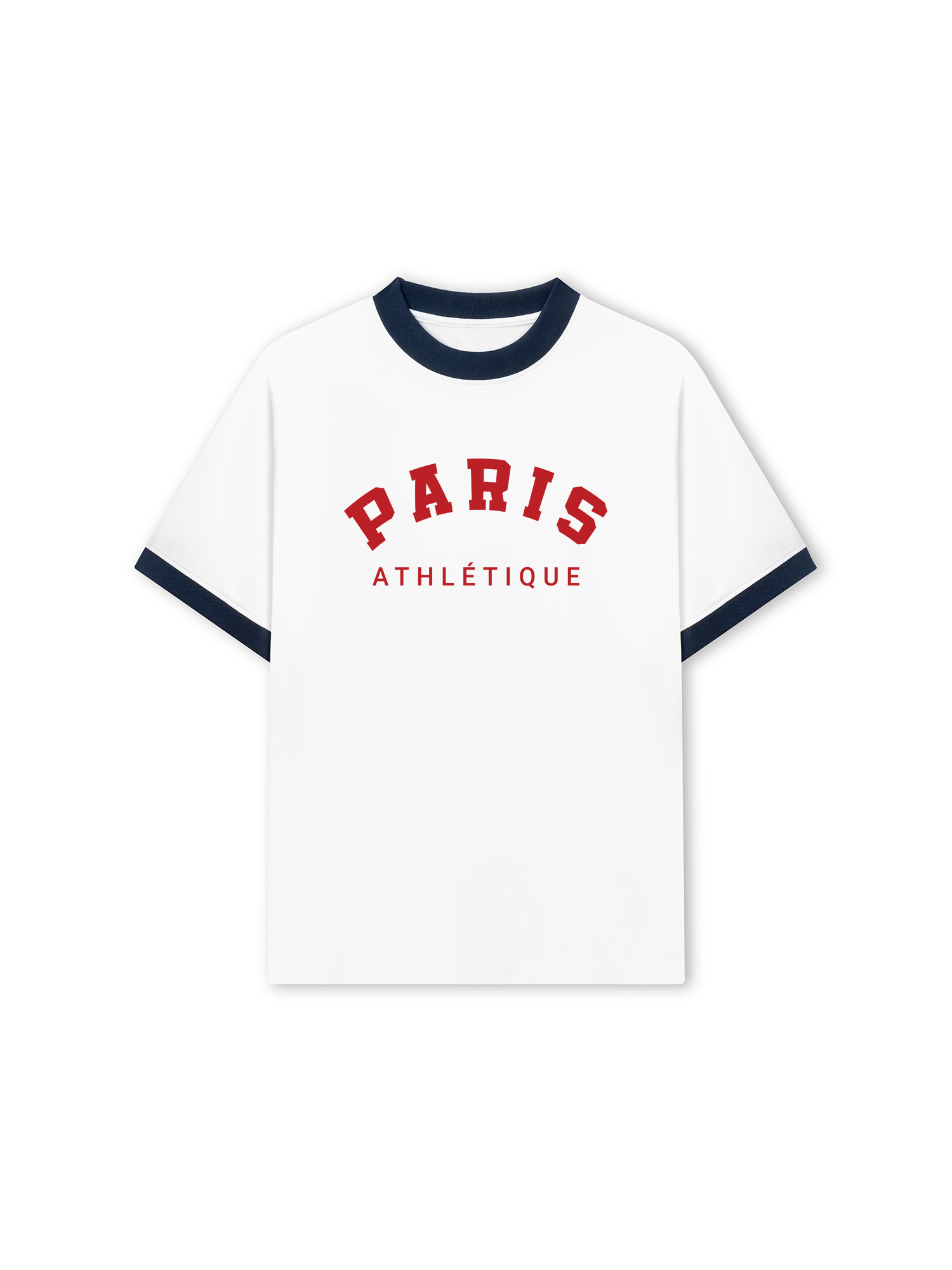 Áo Thun Ringer Relaxed Fit City Paris Athletique