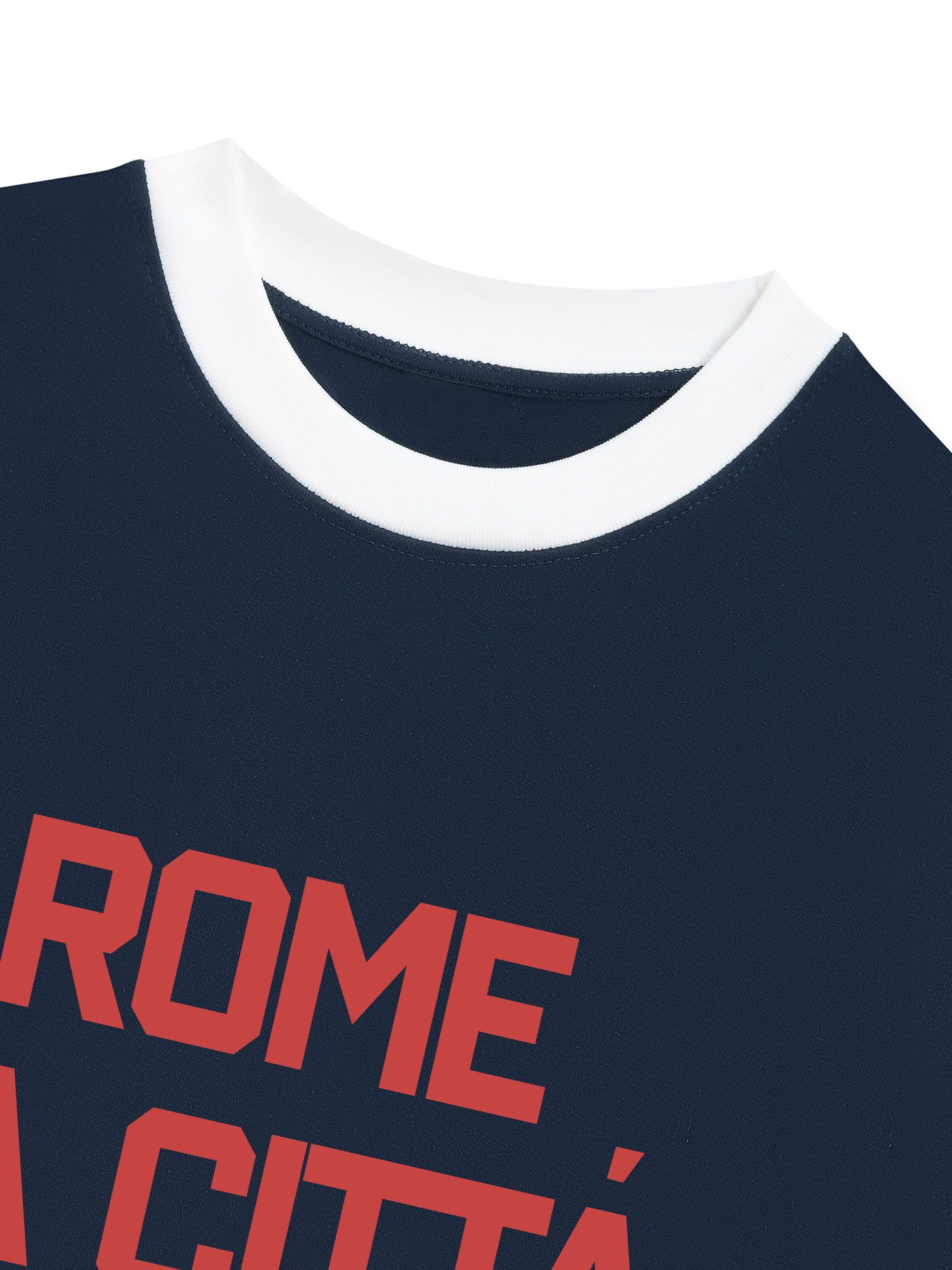 Áo Thun Ringer Relaxed Fit City Rome La Citta