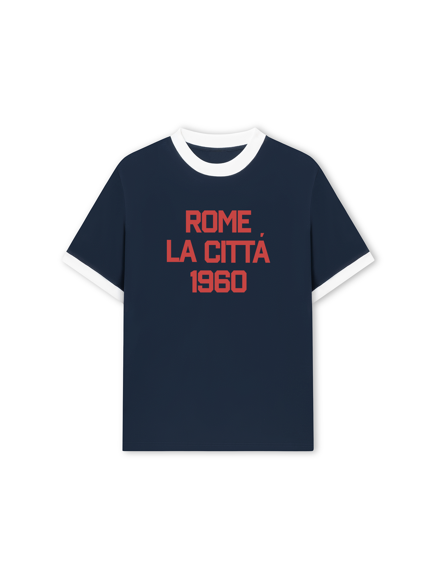 Áo Thun Ringer Relaxed Fit City Rome La Citta