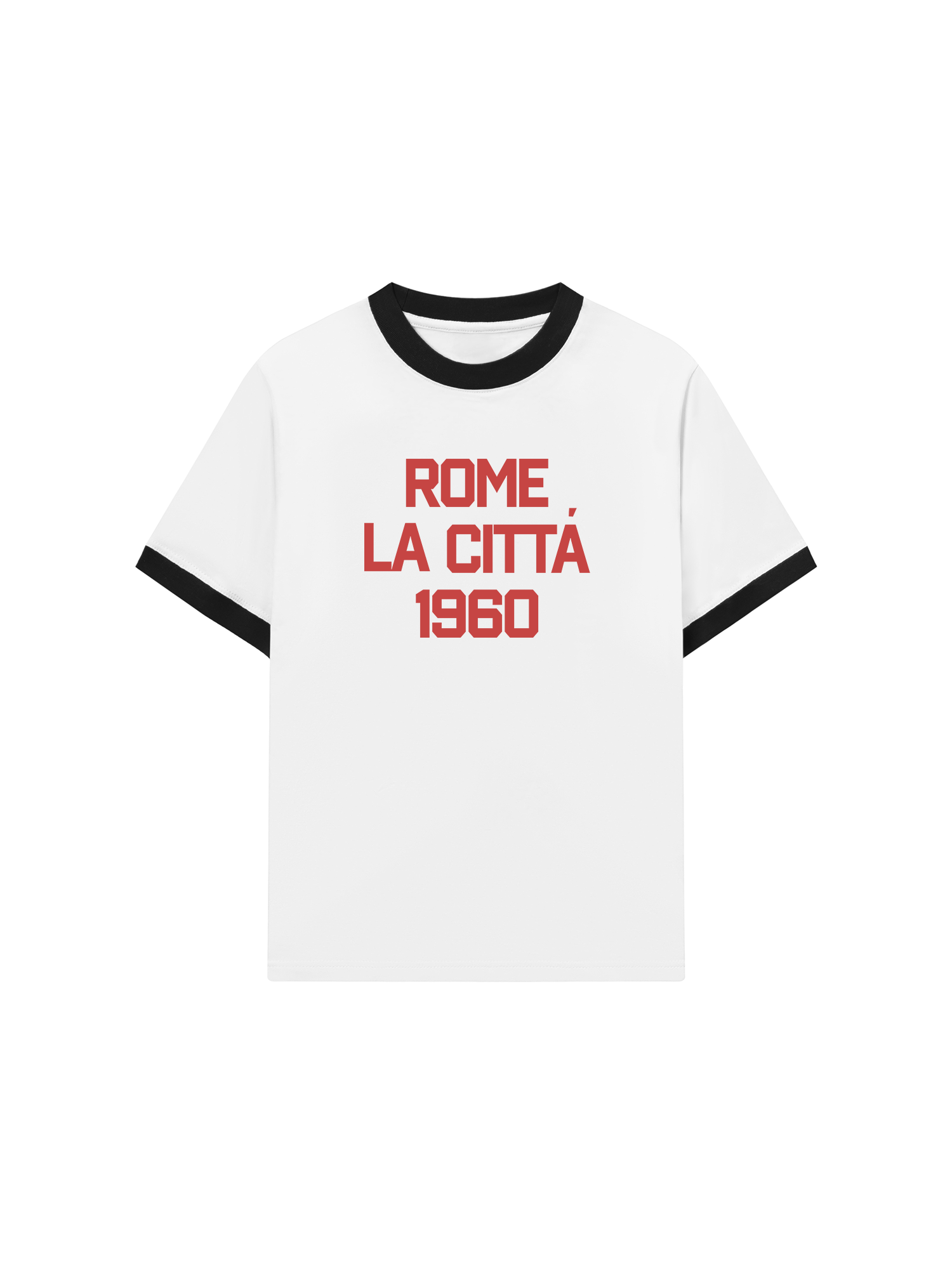 Áo Thun Ringer Relaxed Fit City Rome La Citta
