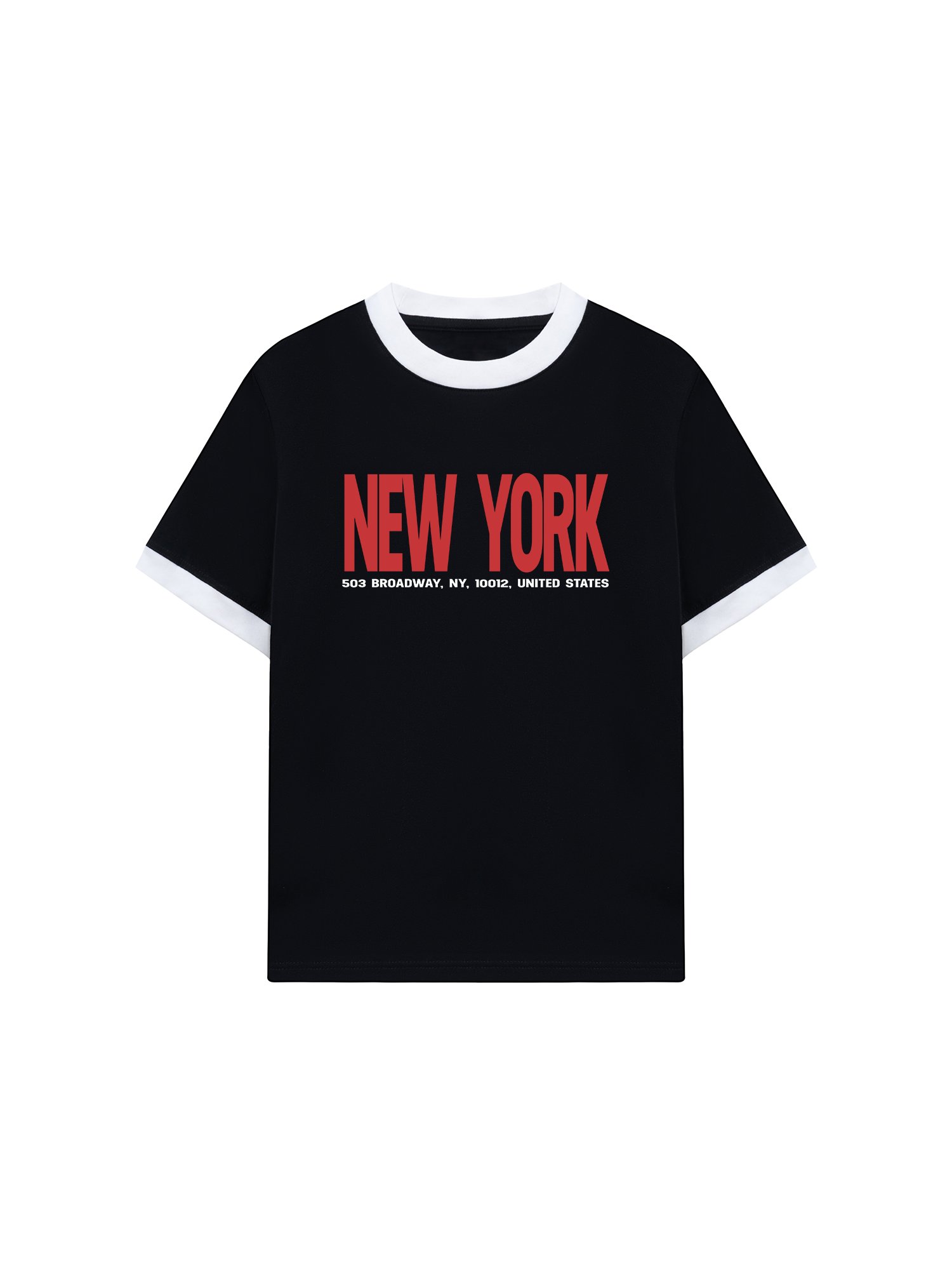 Áo Thun Ringer Relaxed Fit City New York