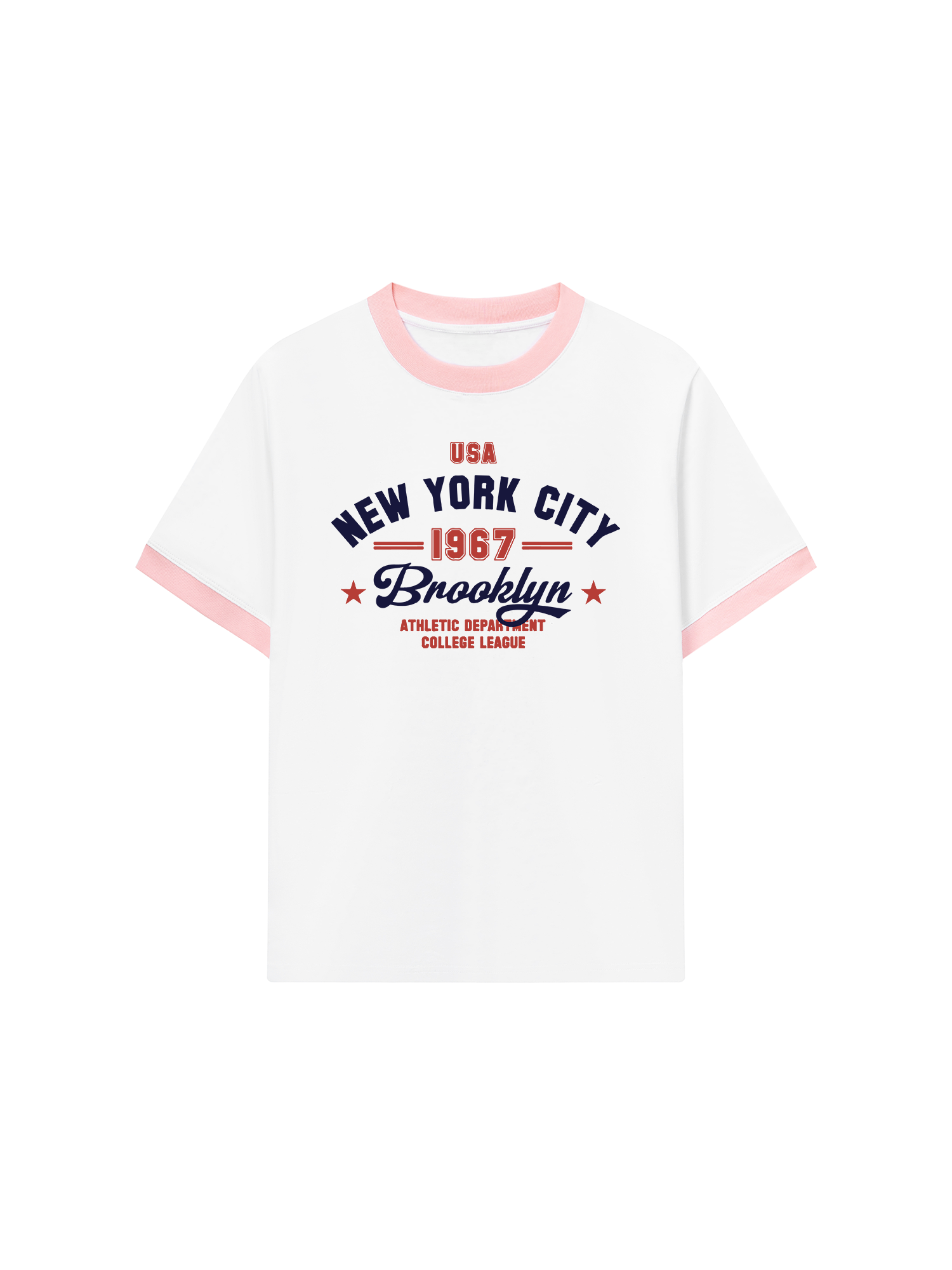 Áo Thun Ringer Relaxed Fit City USA New York City