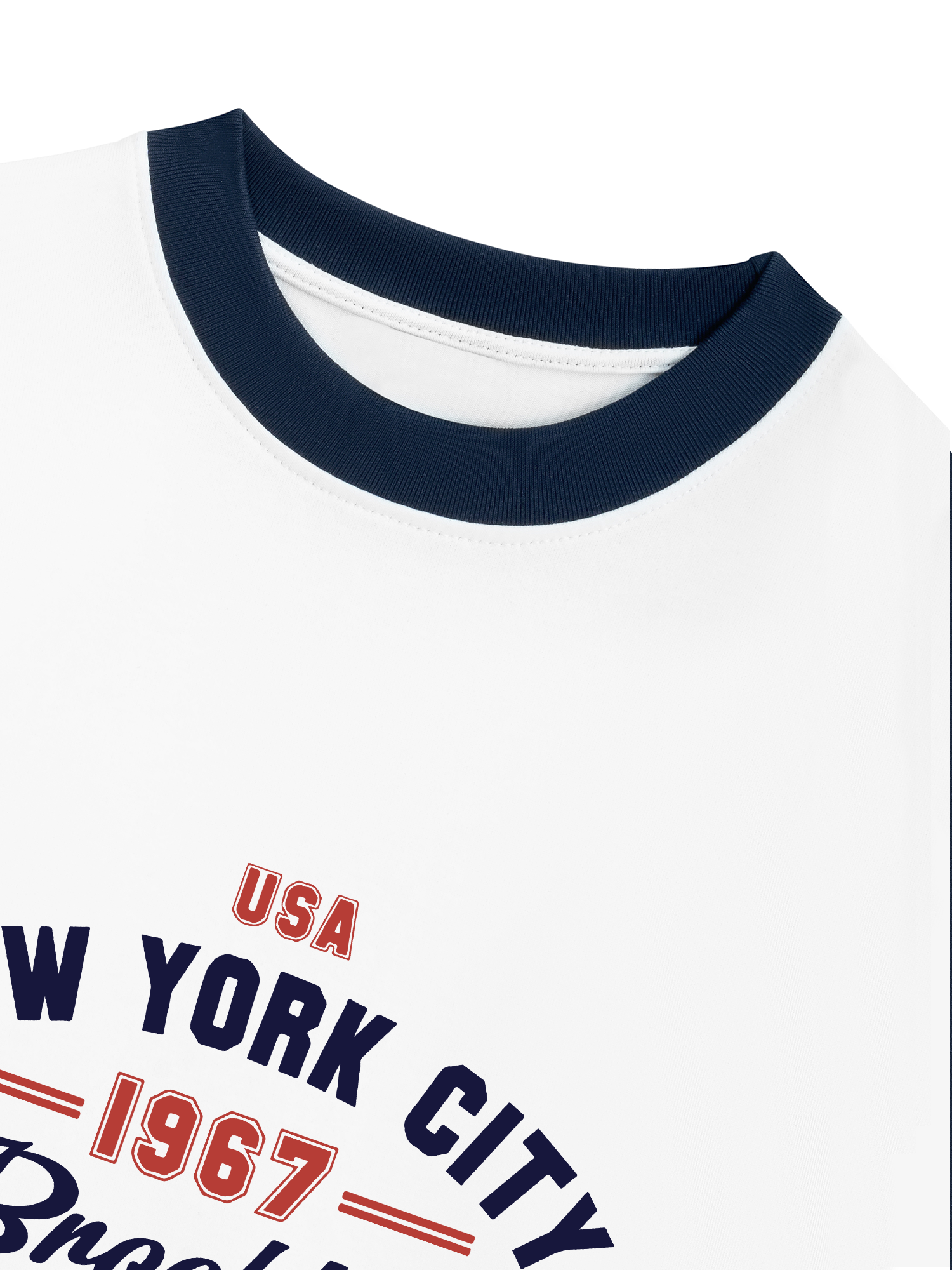 Áo Thun Ringer Relaxed Fit City USA New York City