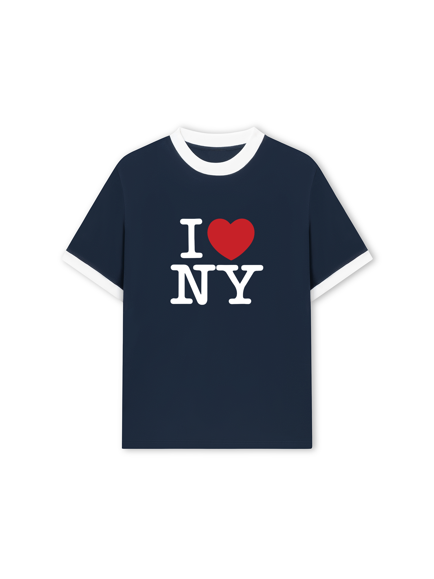 Áo Thun Ringer Relaxed Fit City I Love NY