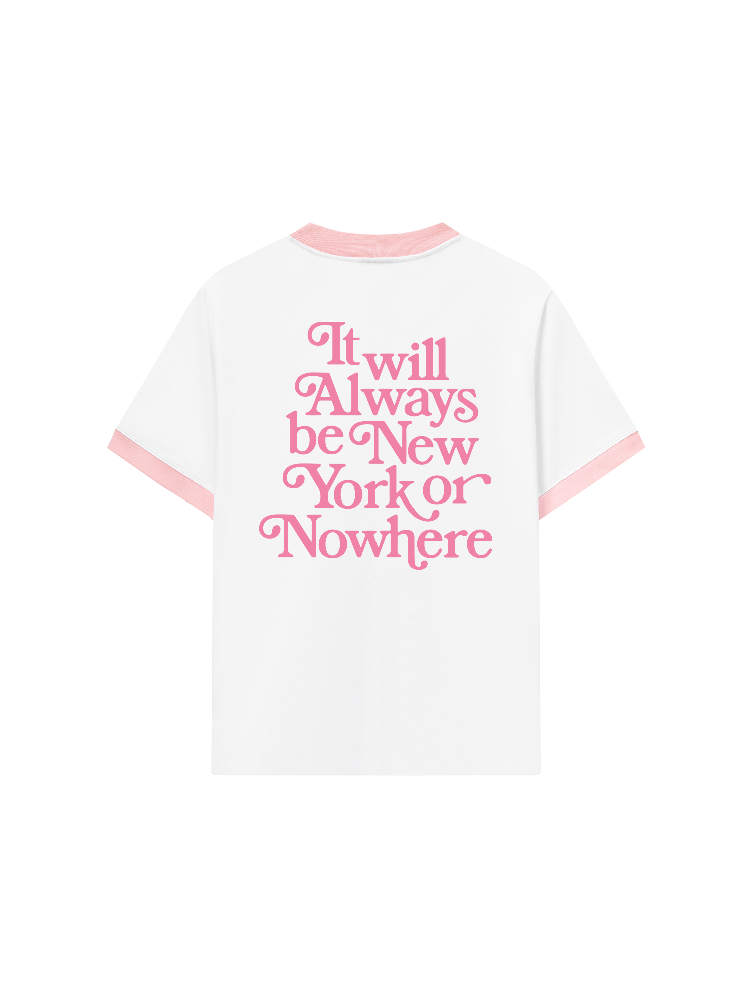 Áo Thun Ringer Relaxed Fit City NewYork or Nowhere