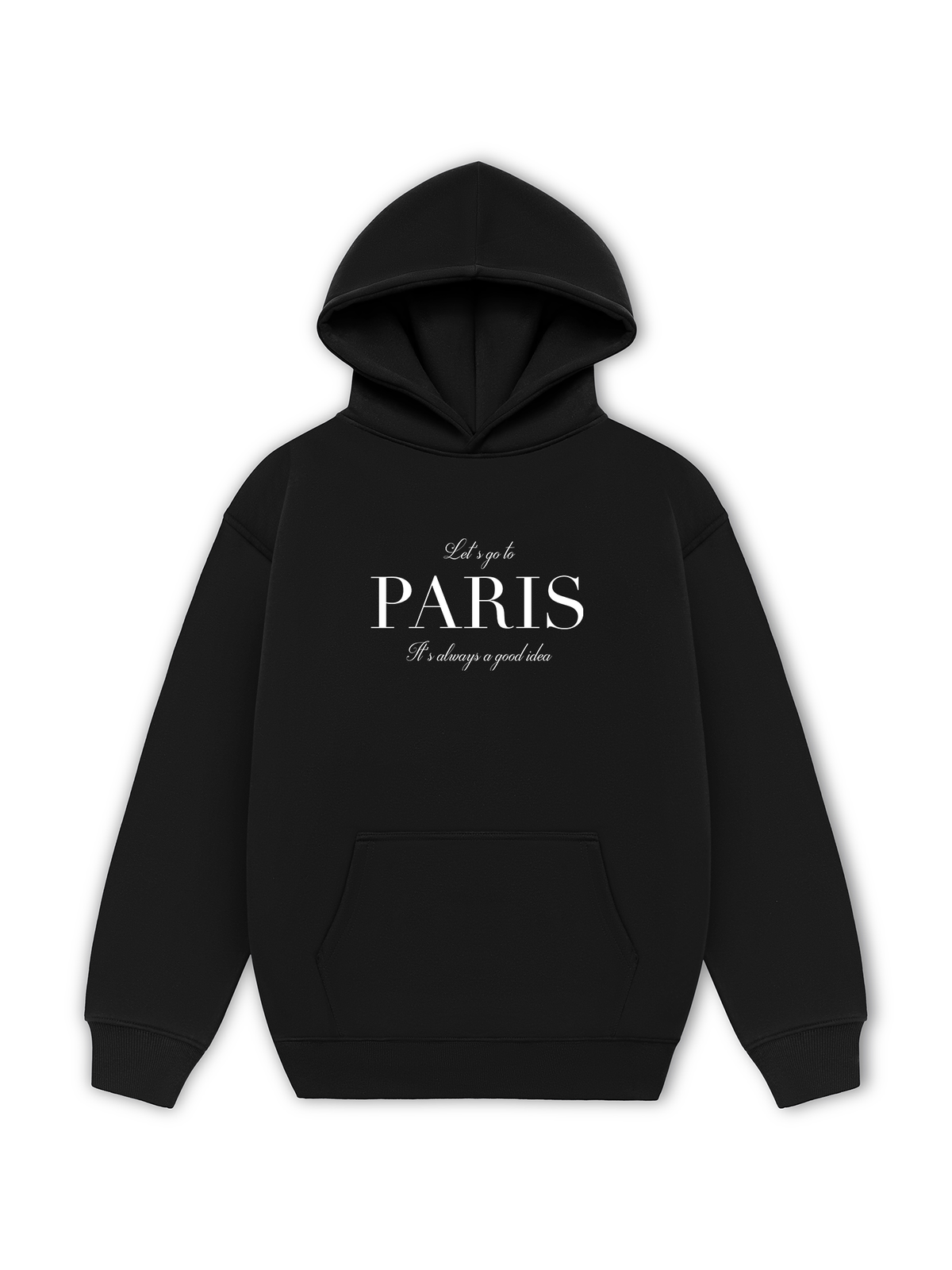 Áo Hoodie Nỉ Hai Da City Let's go to Paris