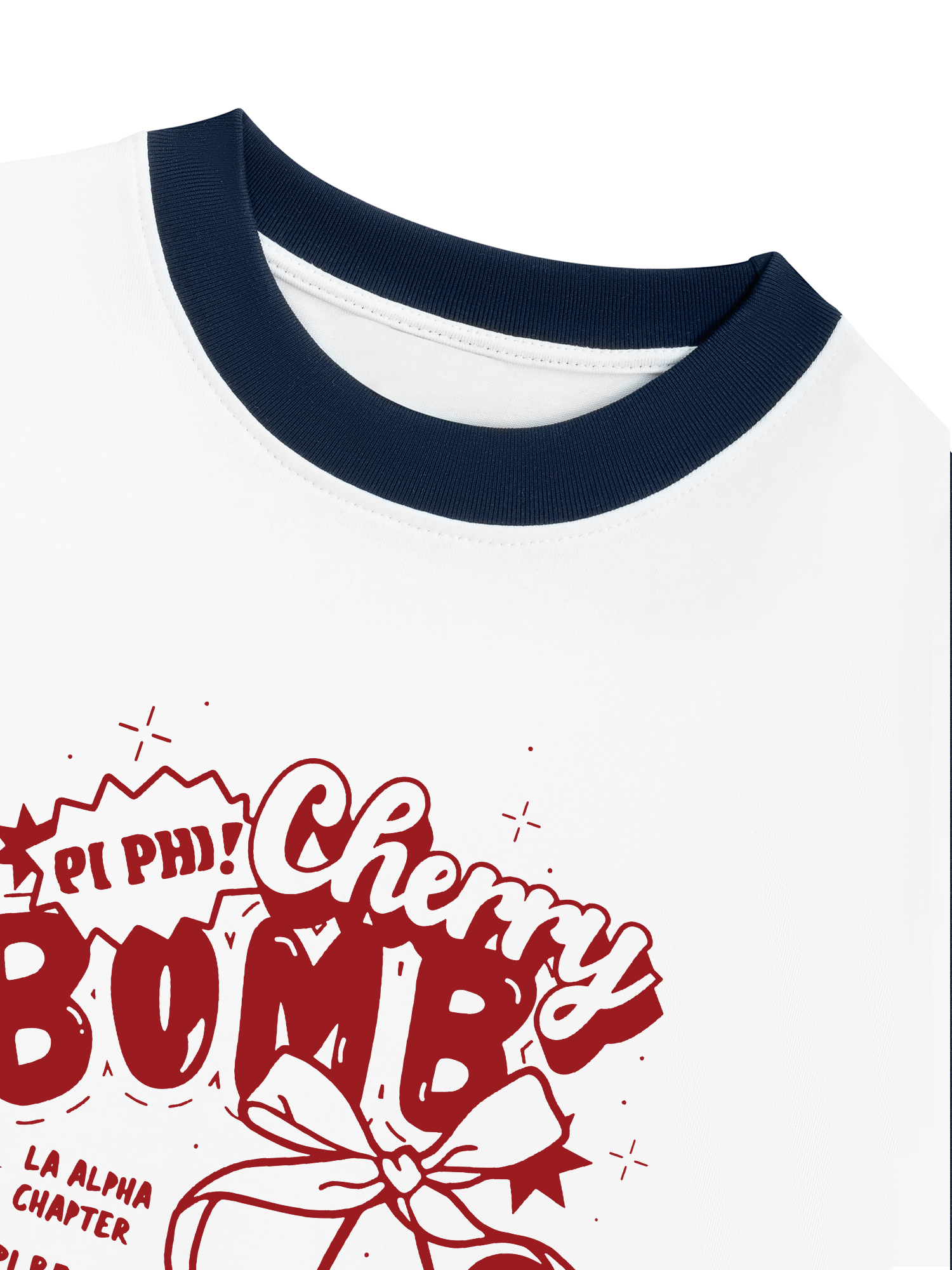 Áo Thun Ringer Relaxed Fit Tropical Cherry Bomb