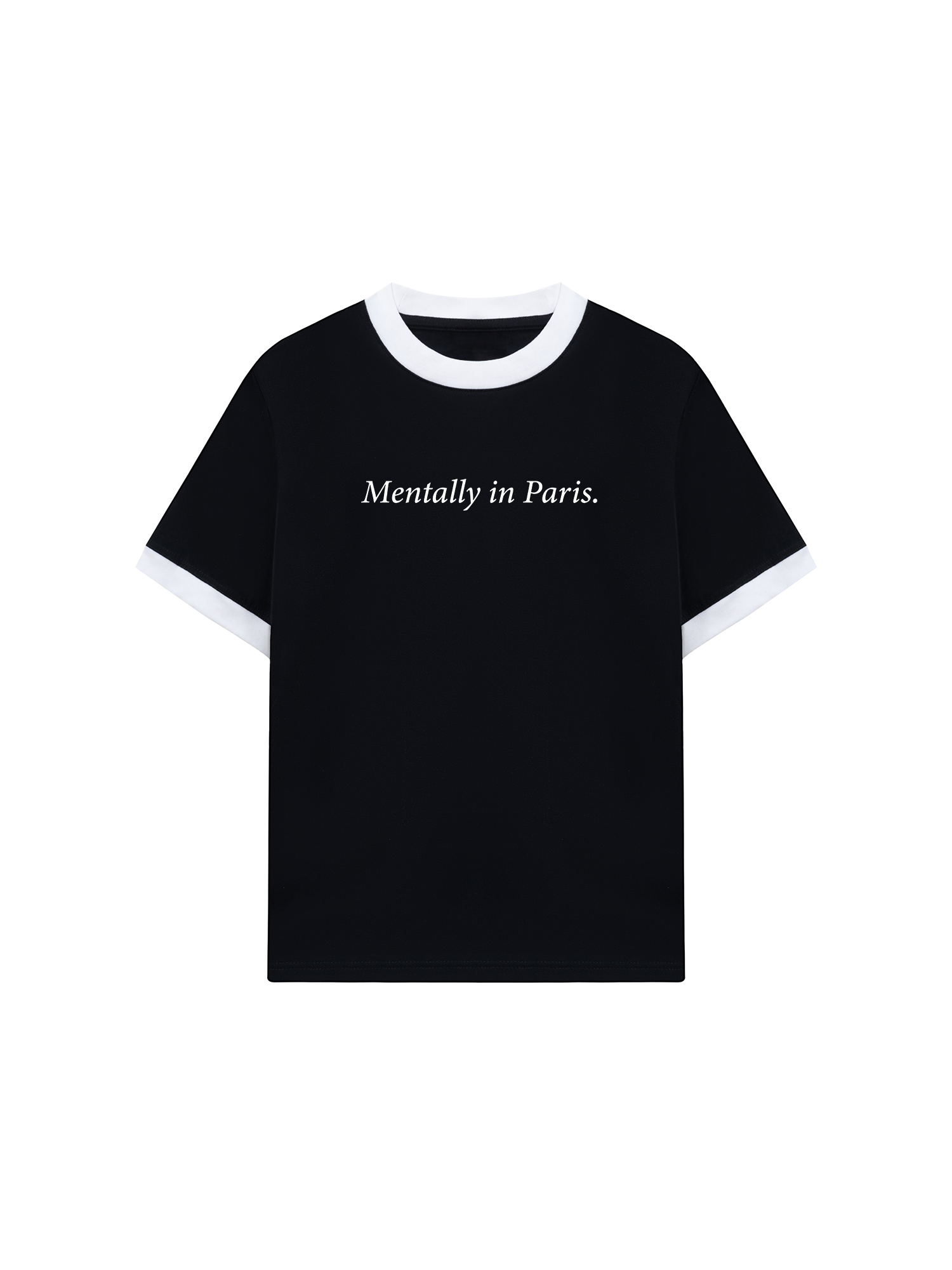Áo Thun Ringer Relaxed Fit City Mentally In Paris