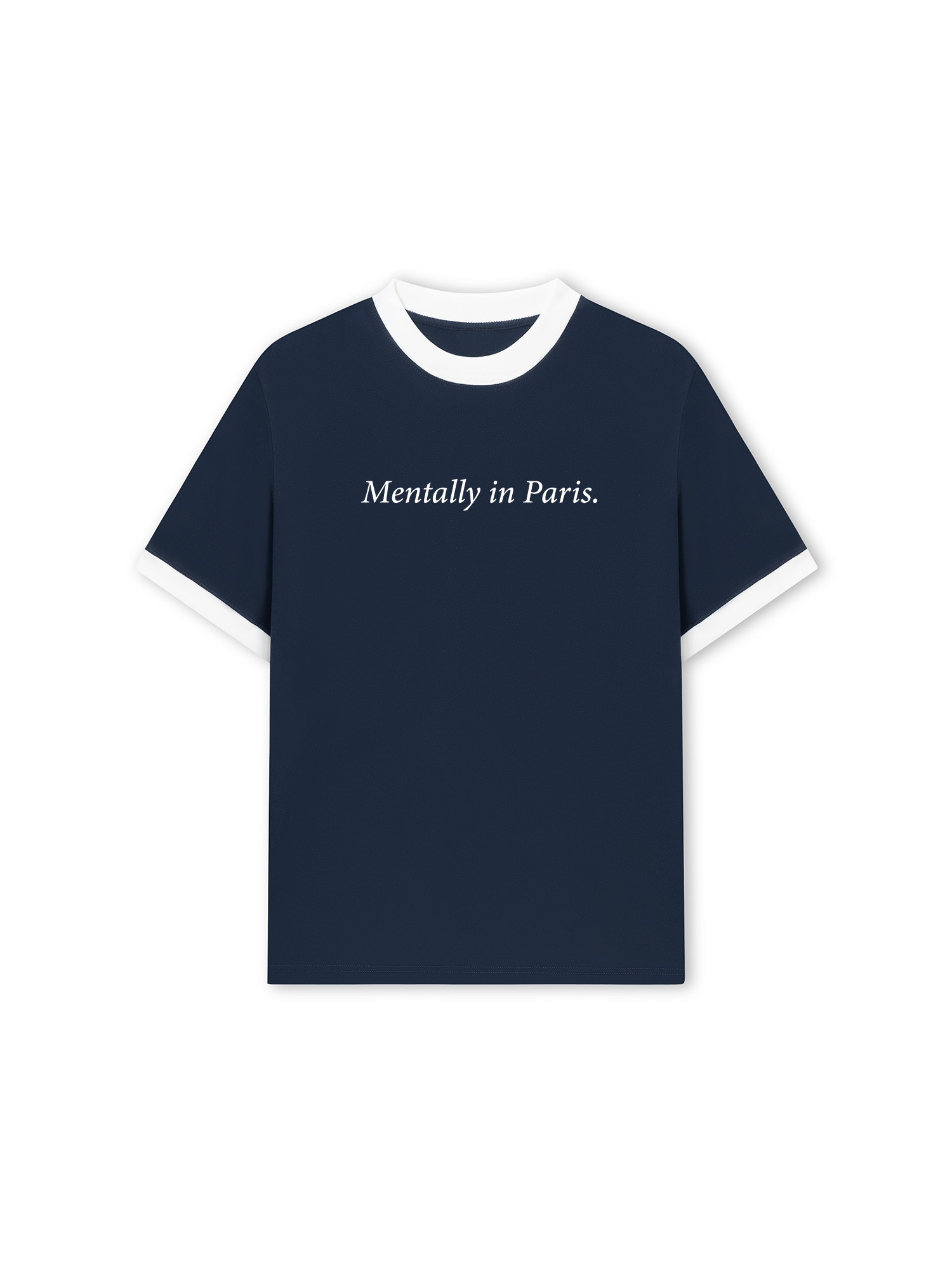 Áo Thun Ringer Relaxed Fit City Mentally In Paris