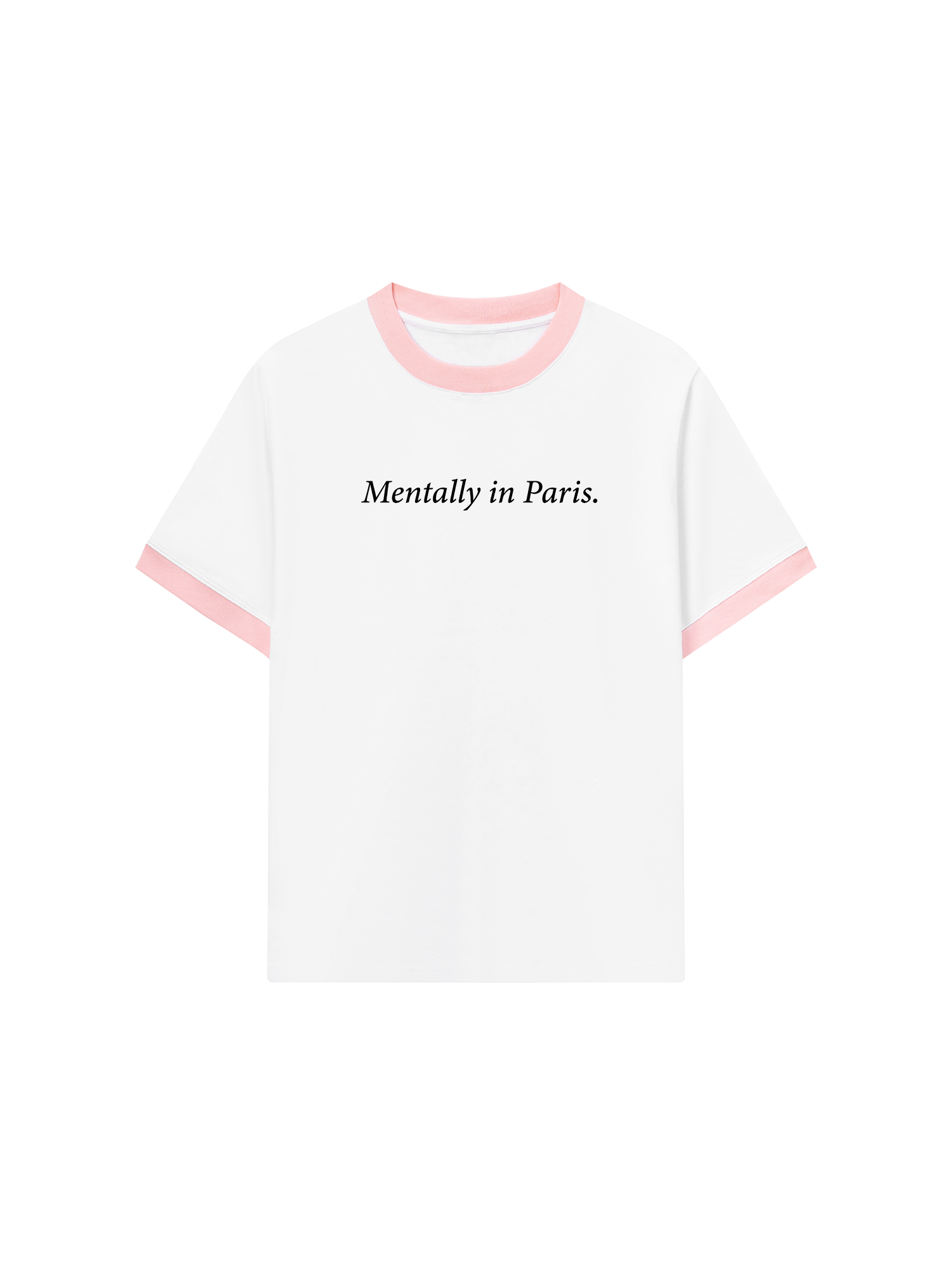 Áo Thun Ringer Relaxed Fit City Mentally In Paris