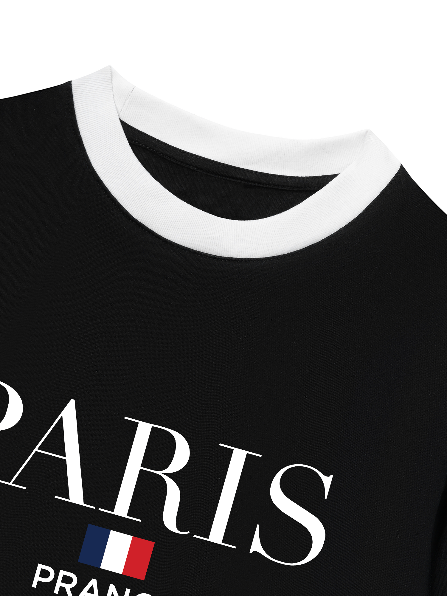 Áo Thun Ringer Relaxed Fit City Paris Prance