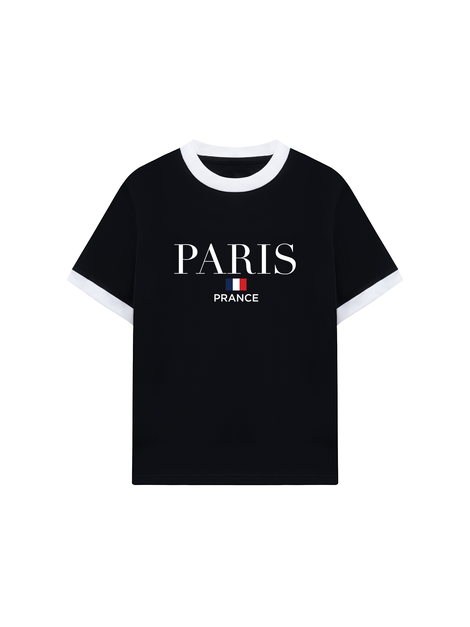 Áo Thun Ringer Relaxed Fit City Paris Prance