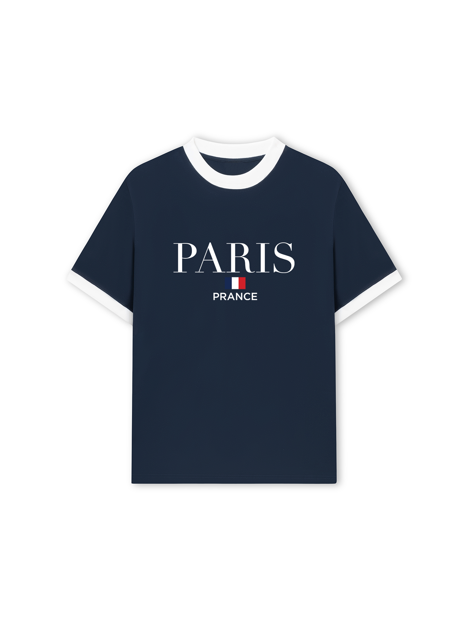 Áo Thun Ringer Relaxed Fit City Paris Prance