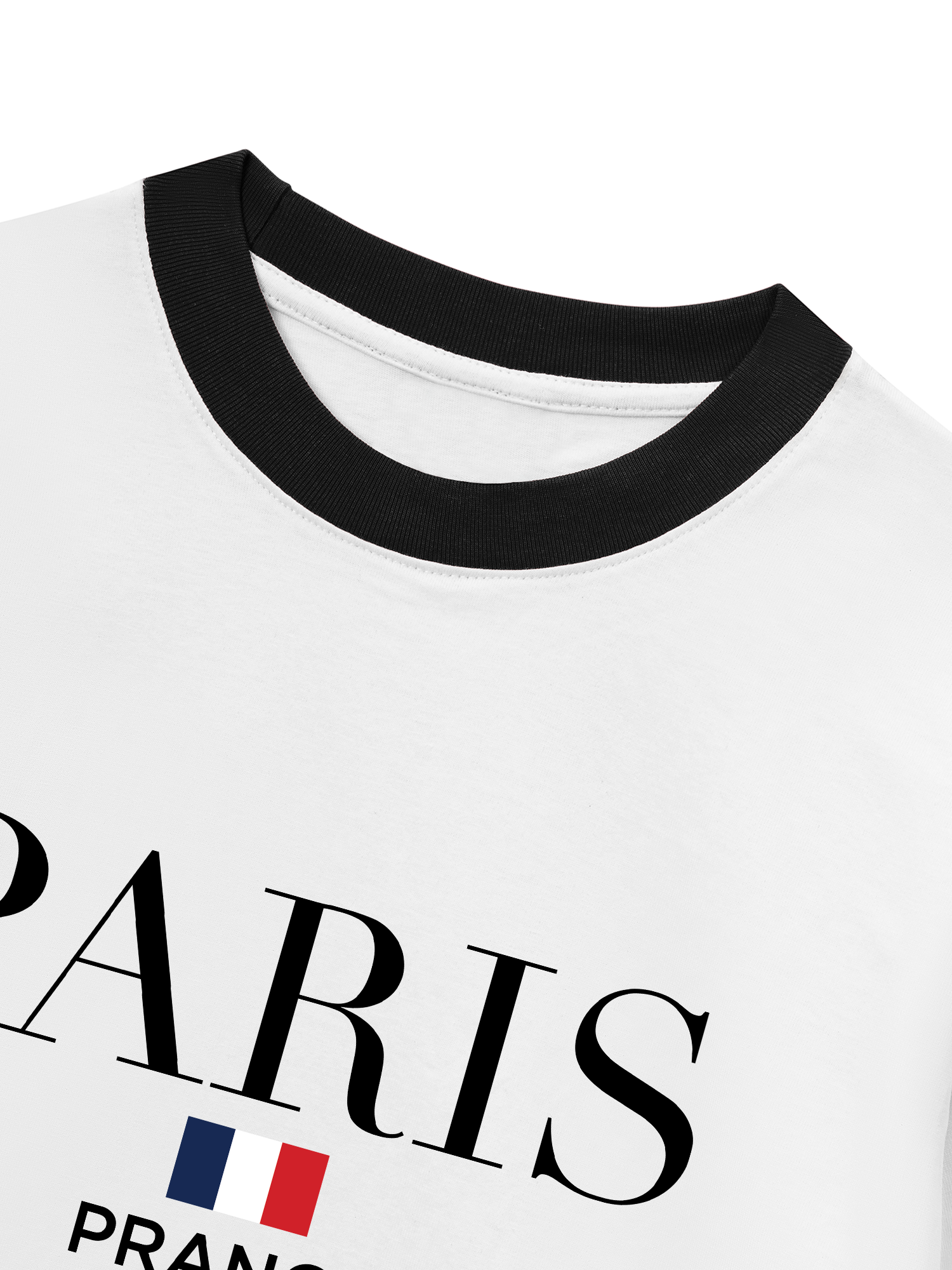 Áo Thun Ringer Relaxed Fit City Paris Prance