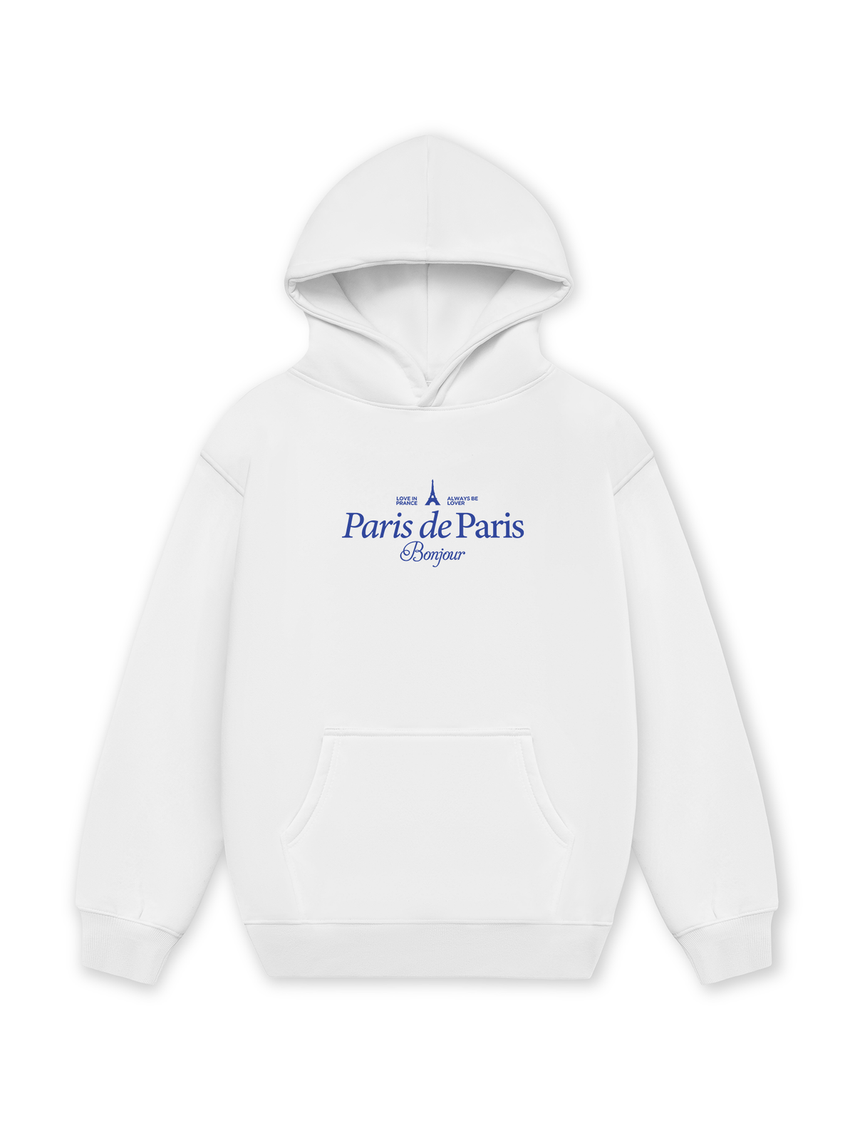 Áo Hoodie Nỉ Hai Da Paris de Paris