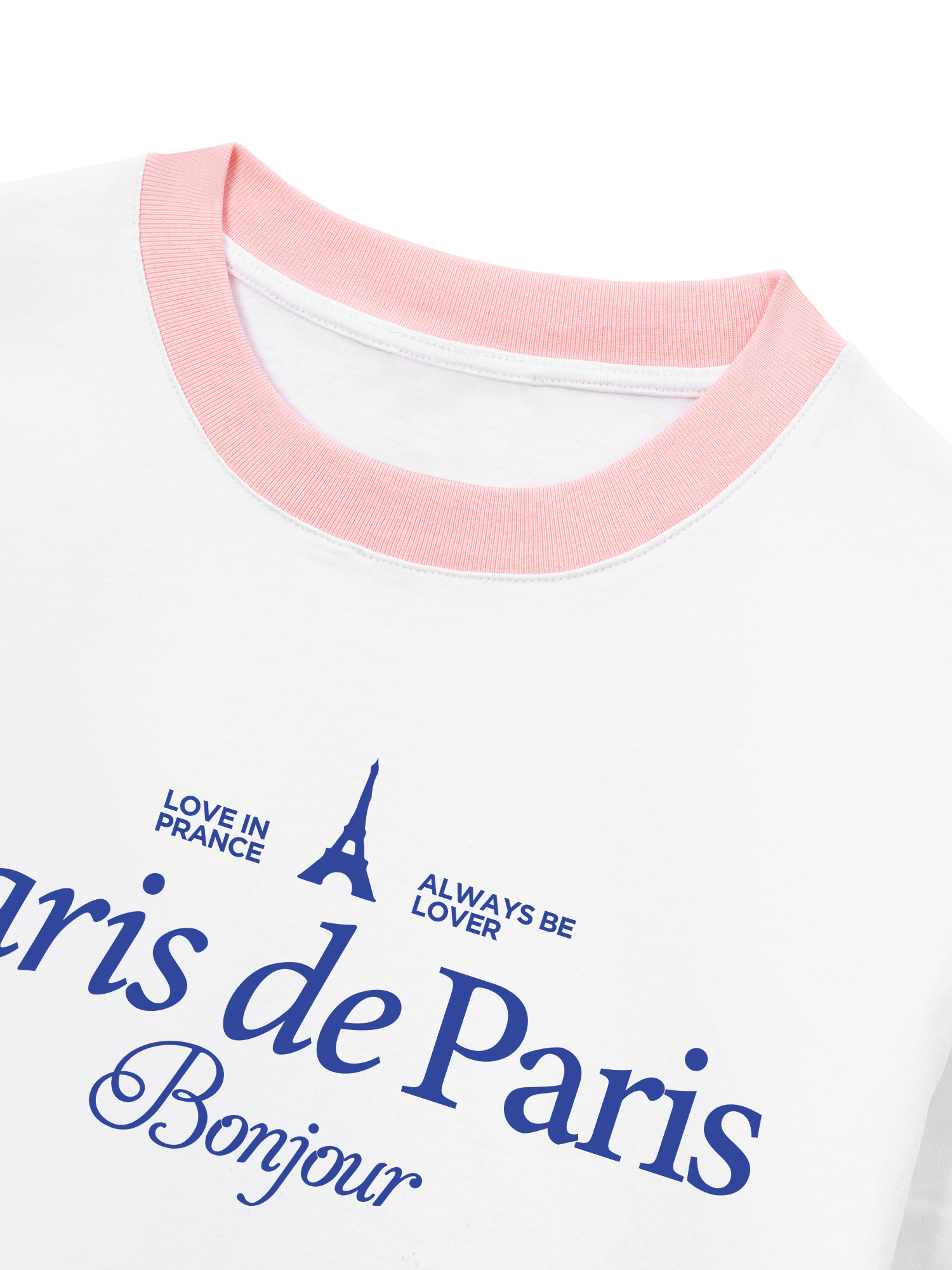 Áo Thun Ringer Relaxed Fit City Paris Prance