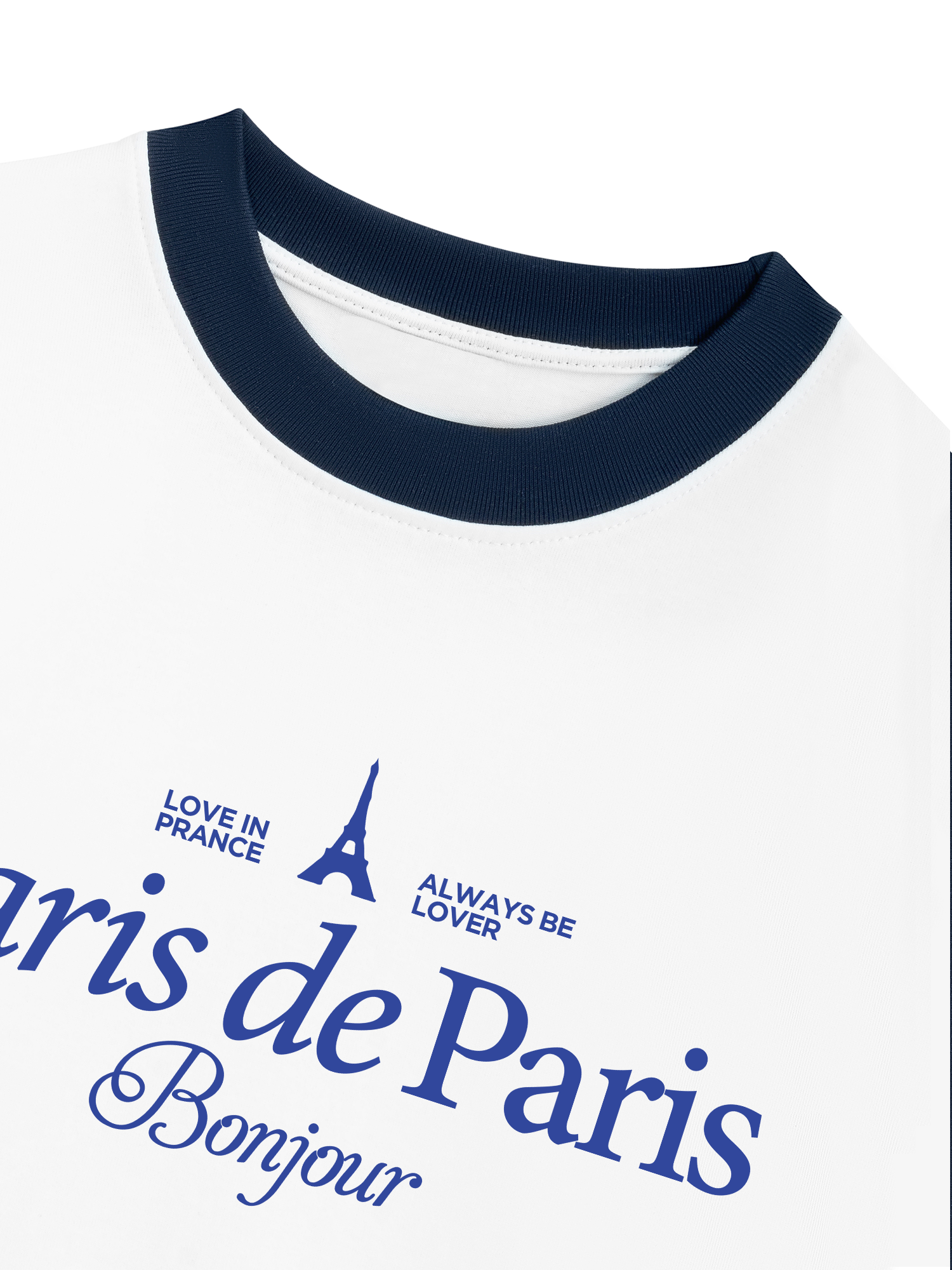 Áo Thun Ringer Relaxed Fit City Paris Prance