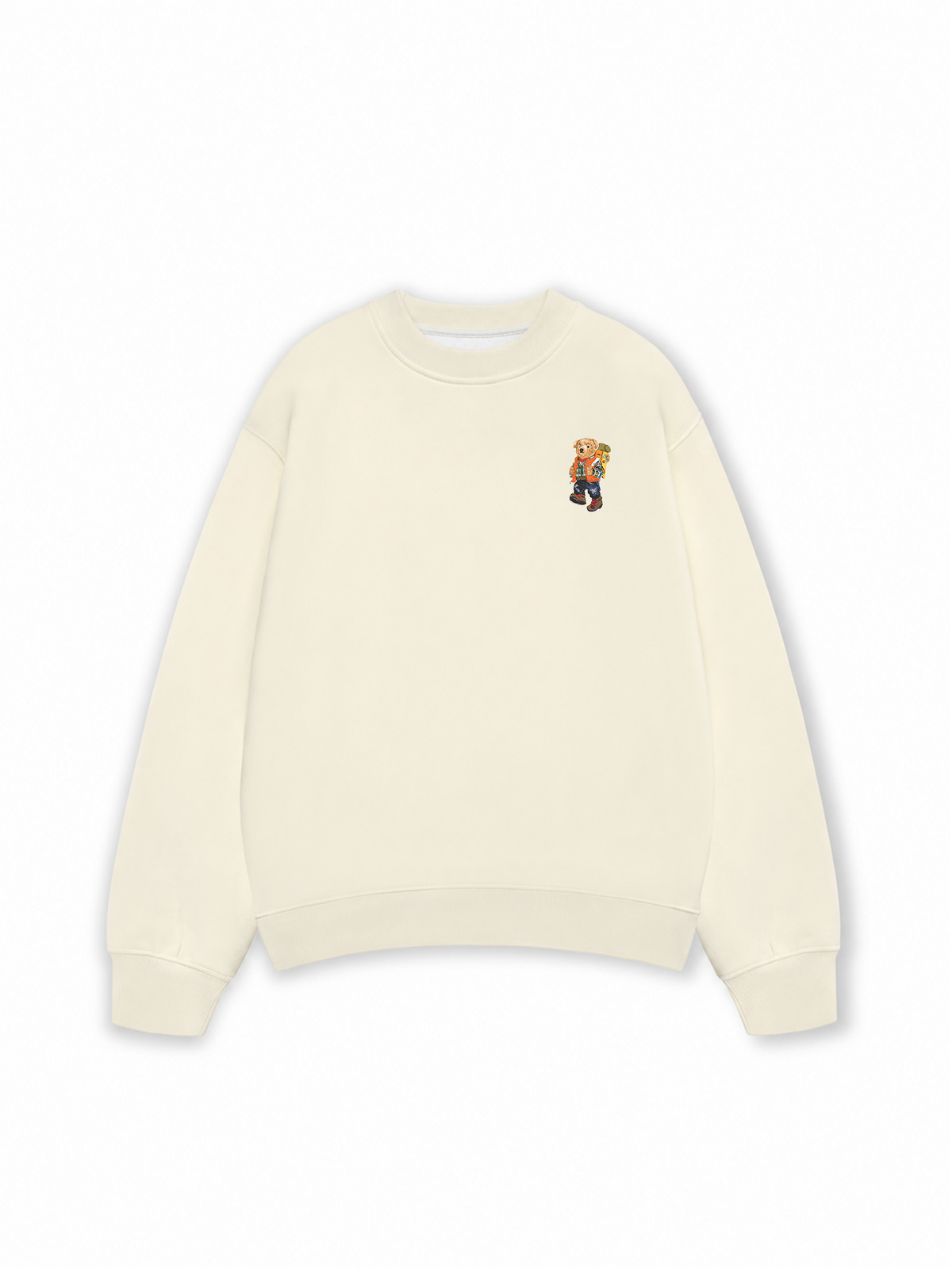 Áo Sweater Nỉ Hai Da Winter Camper Bear