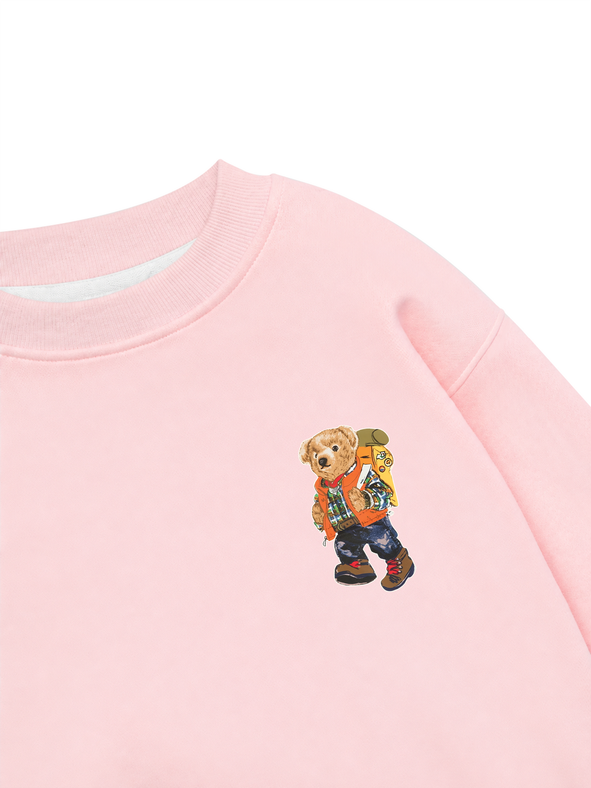 Áo Sweater Nỉ Hai Da Winter Camper Bear