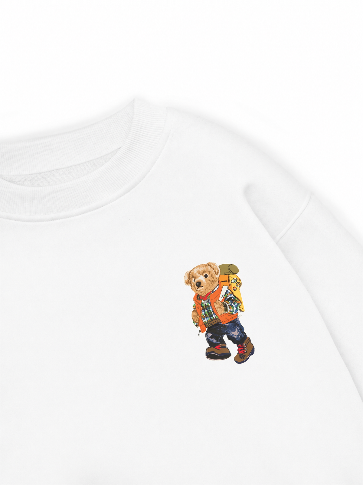 Áo Sweater Nỉ Hai Da Winter Camper Bear
