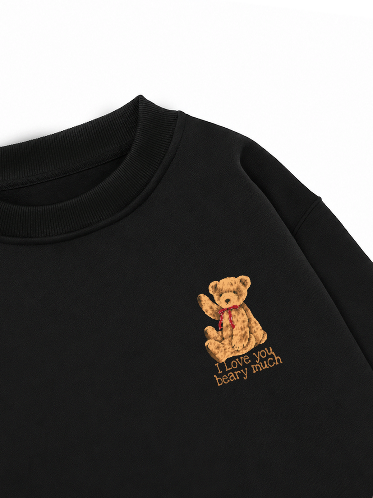 Áo Sweater Nỉ Hai Da Brown Bear