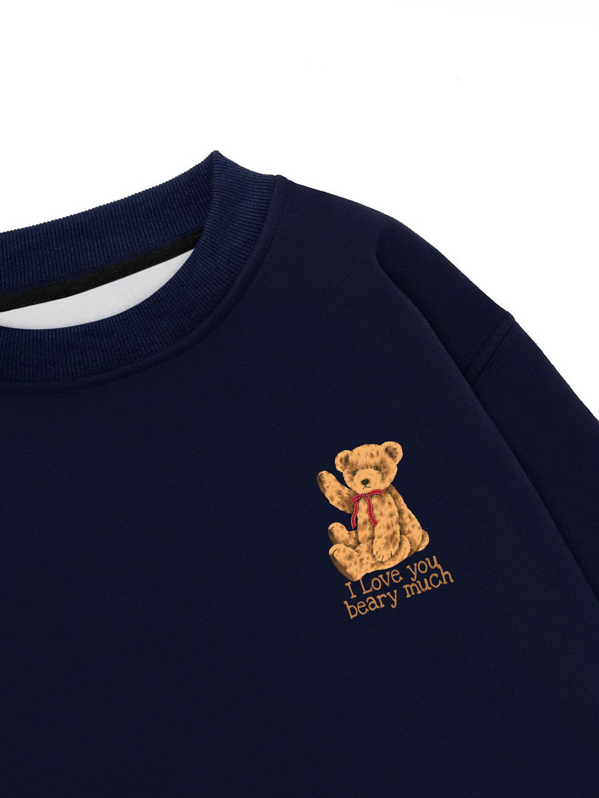 Áo Sweater Nỉ Hai Da Brown Bear