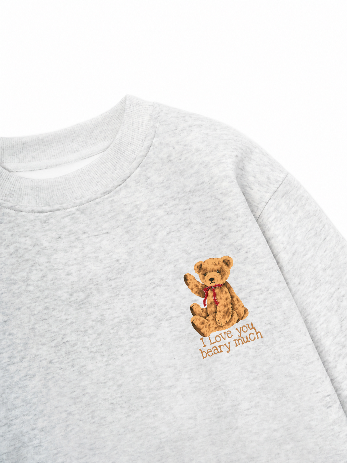 Áo Sweater Nỉ Hai Da Brown Bear