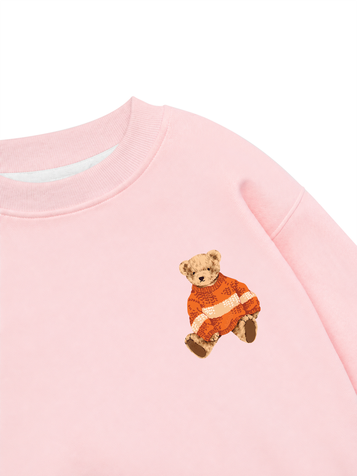 Áo Sweater Nỉ Hai Da Vintage Bear
