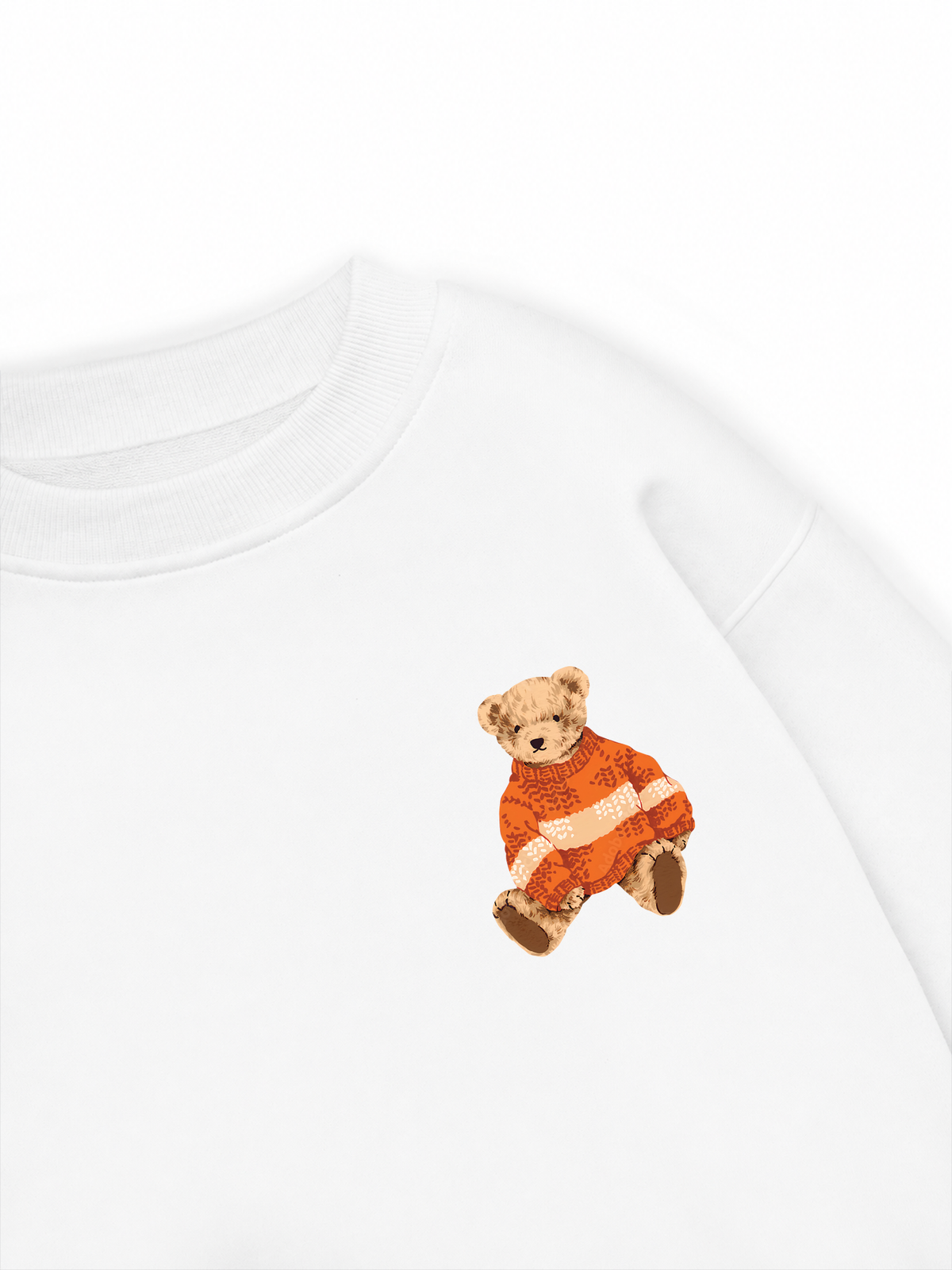 Áo Sweater Nỉ Hai Da Vintage Bear